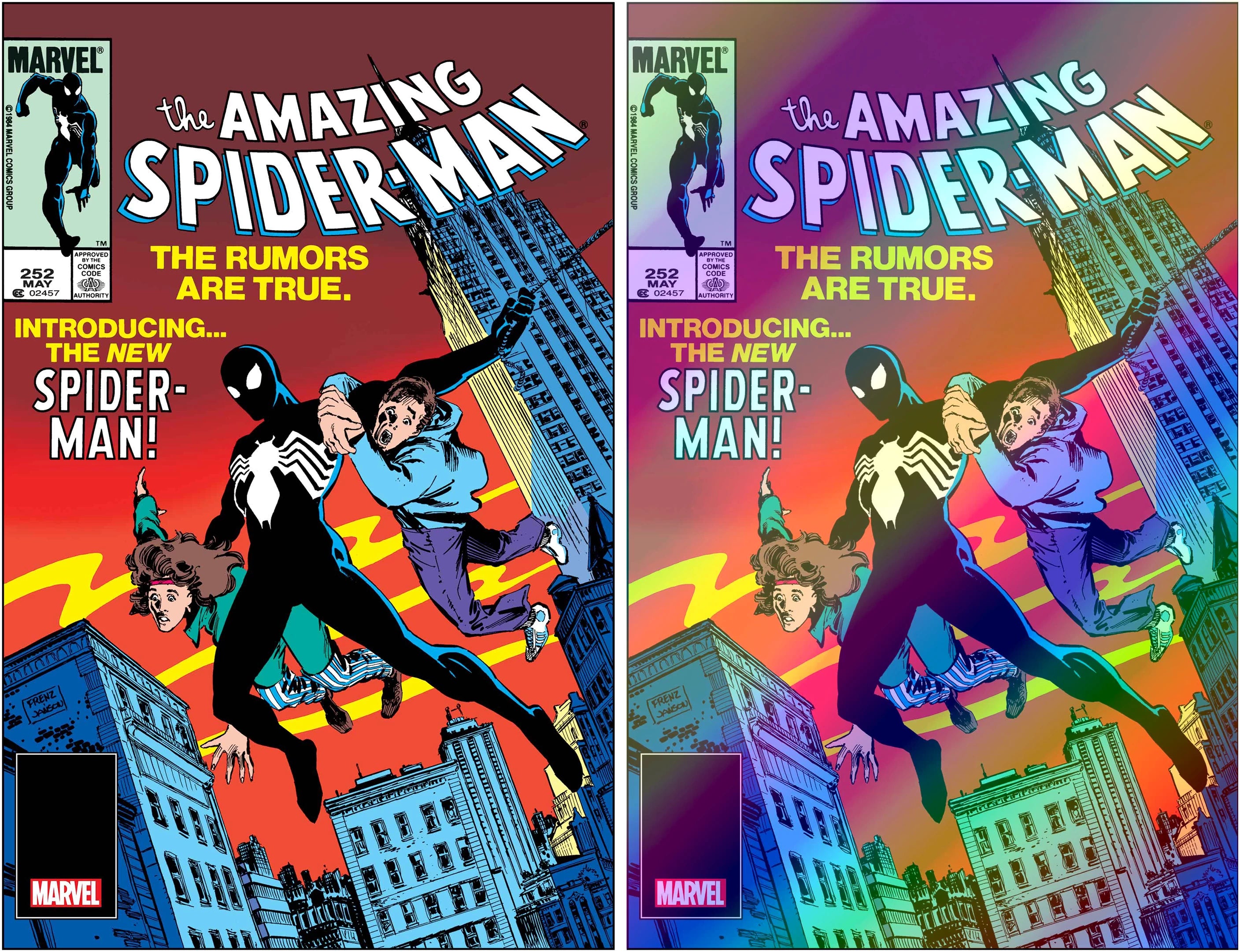 AMAZING SPIDER-MAN #252 FACSIMILE EDITION (MAIN/FOIL VARIANT SET)(2024) ~ Marvel