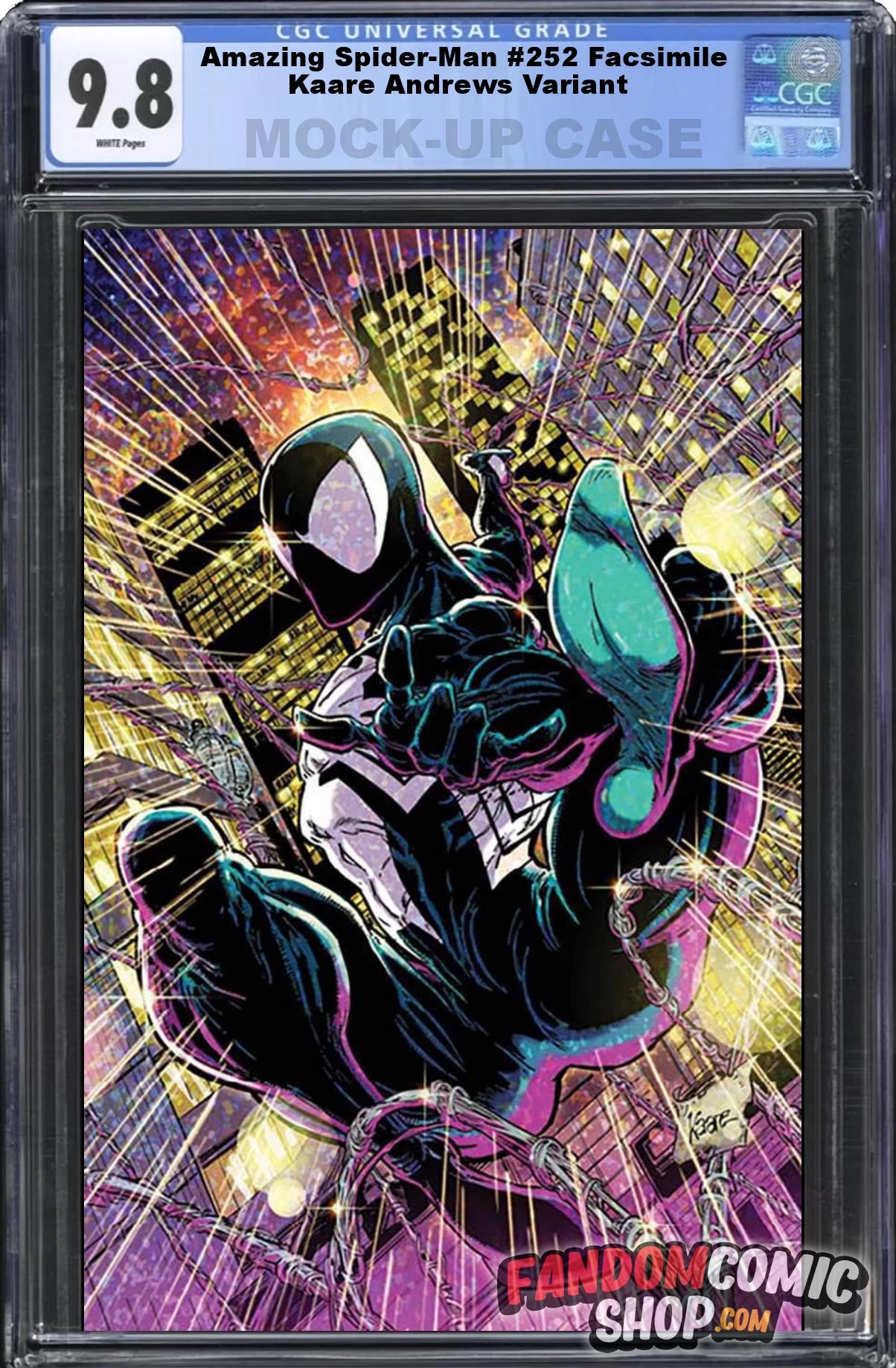 AMAZING SPIDER-MAN #252 FACSIMILE EDITION (KAARE ANDREWS EXCLUSIVE VIRGIN VARIANT) ~ CGC Graded 9.8