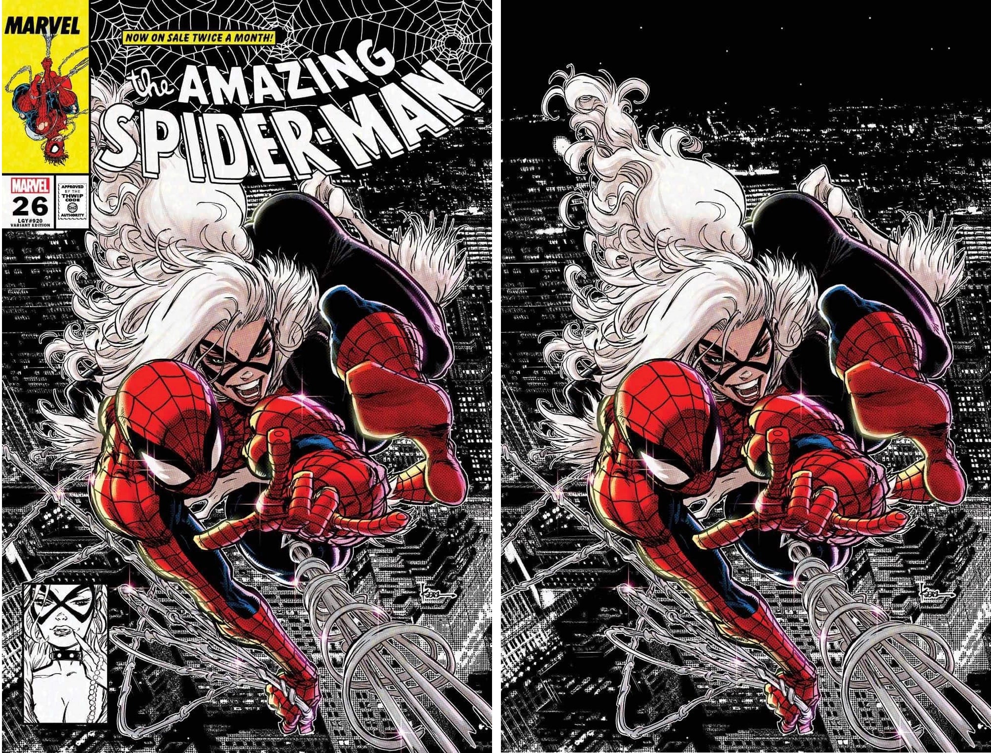 AMAZING SPIDER-MAN #26 (KAARE ANDREWS EXCLUSIVE TRADE/VIRGIN VARIANT SET)