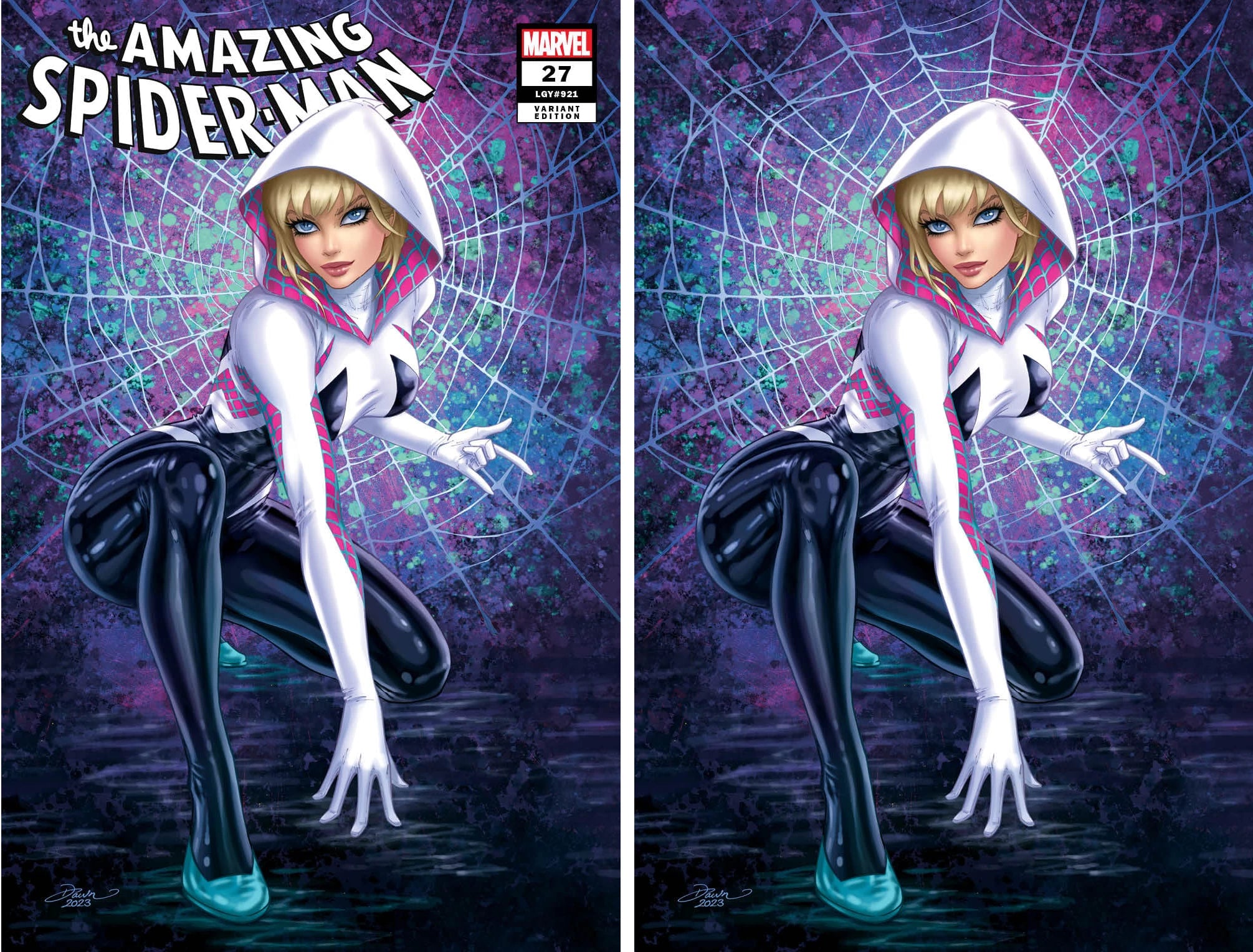 AMAZING SPIDER-MAN #27 (DAWN MCTEIGUE EXCLUSIVE TRADE/VIRGIN VARIANT SET)