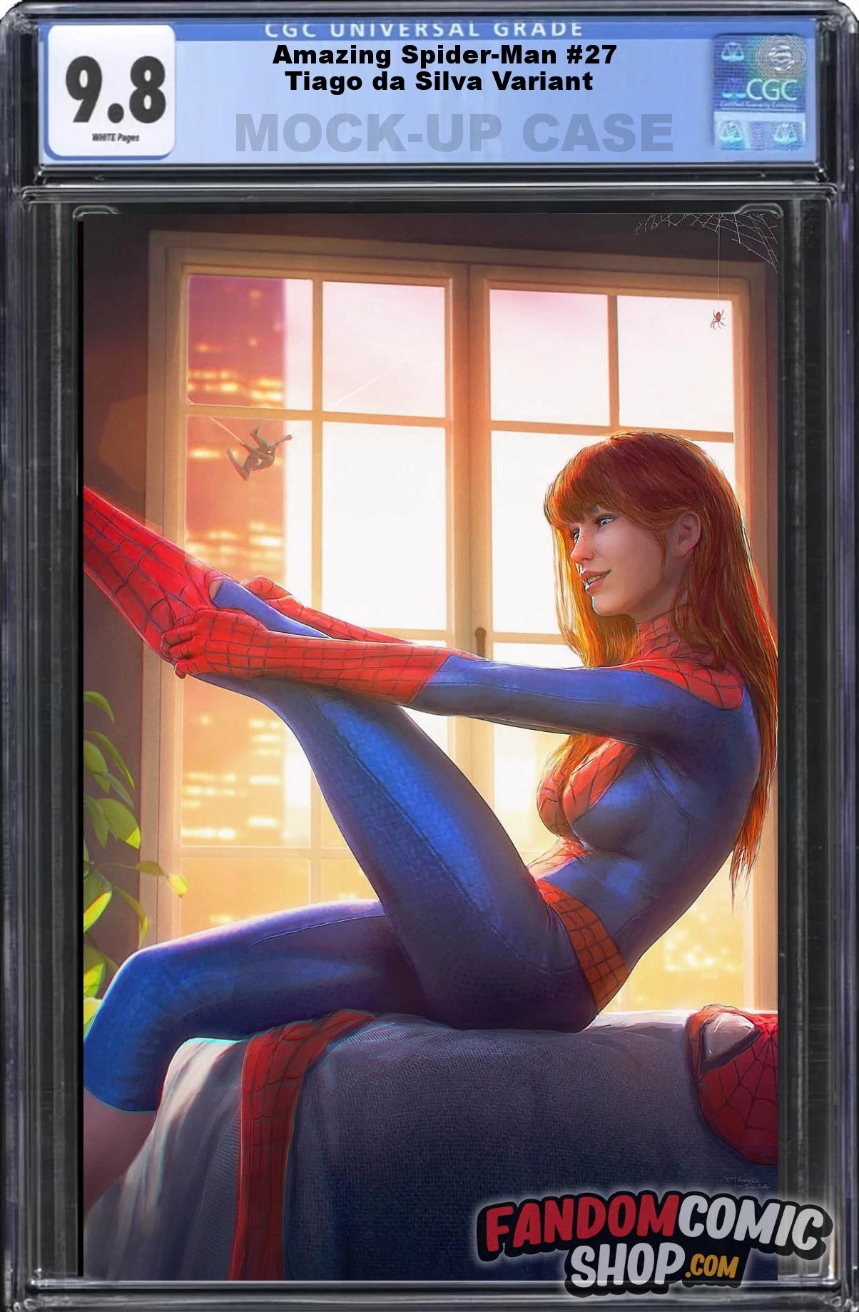 AMAZING SPIDER-MAN #27 (TIAGO DA SILVA EXCLUSIVE VIRGIN VARIANT) ~ CGC Graded 9.8