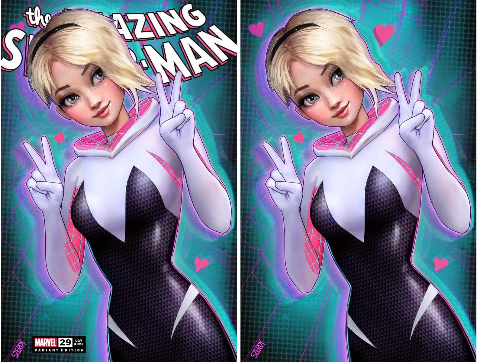 AMAZING SPIDER-MAN #29 (NATHAN SZERDY EXCLUSIVE TRADE/VIRGIN VARIANT SET)