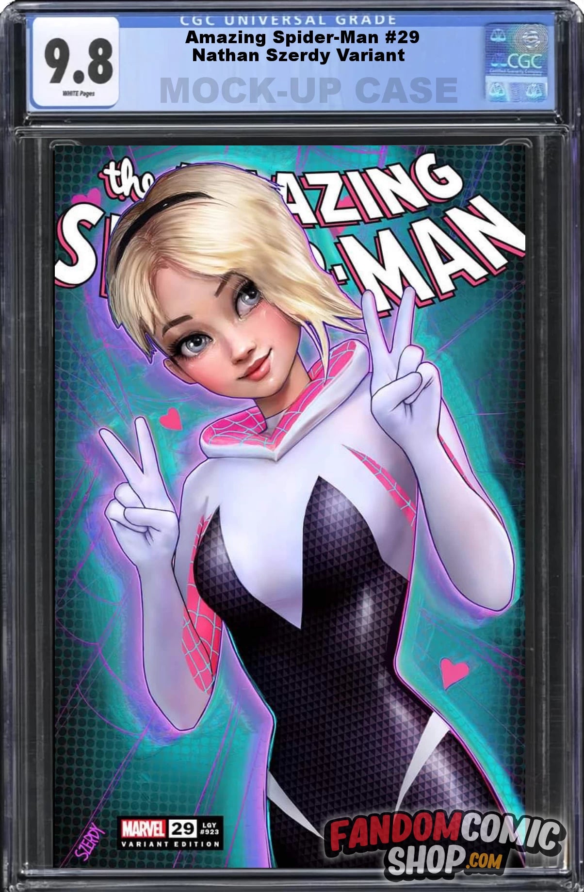 AMAZING SPIDER-MAN #29 (NATHAN SZERDY EXCLUSIVE VARIANT) ~ CGC Graded 9.8