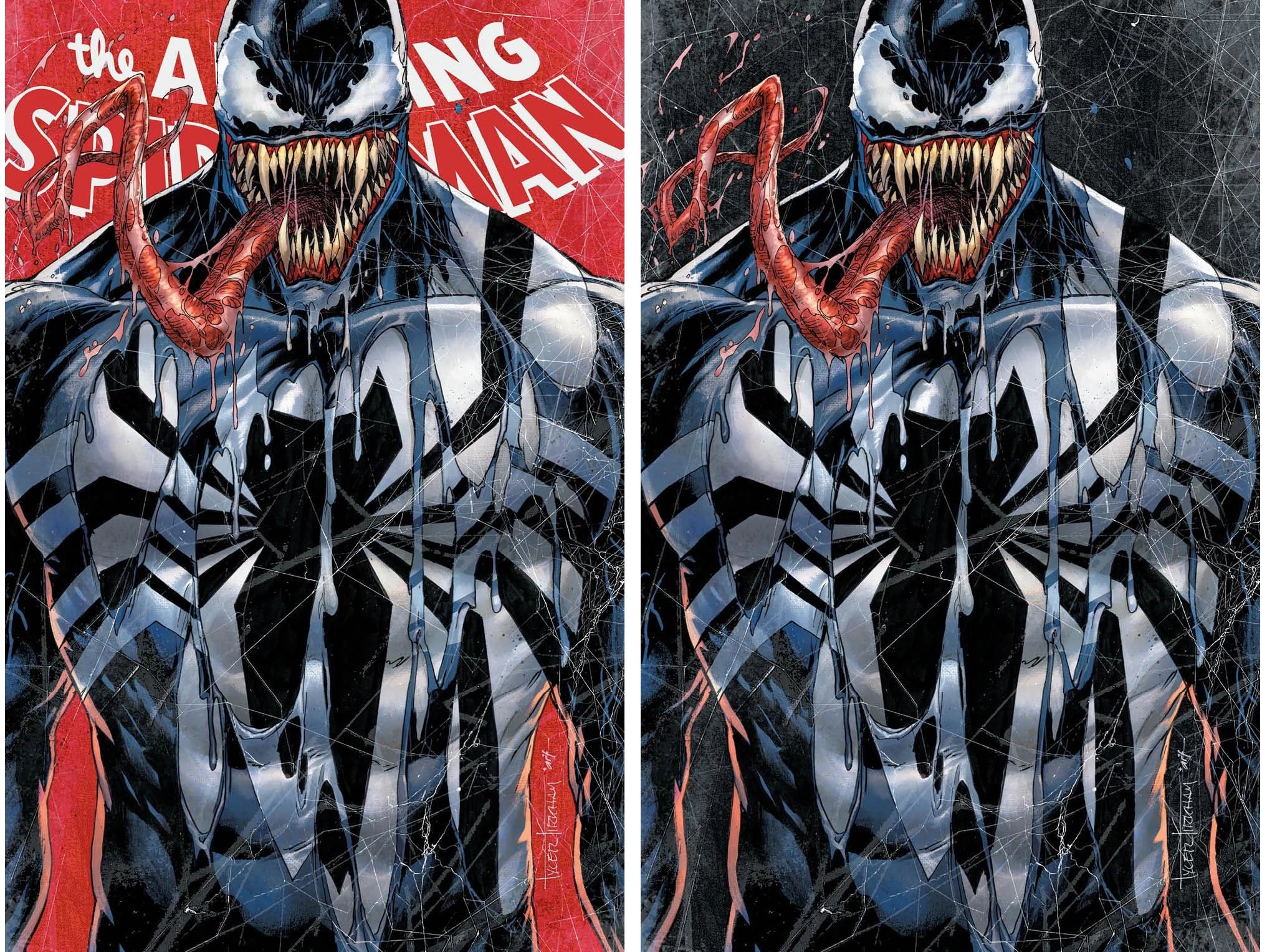 AMAZING SPIDER-MAN #37 (TYLER KIRKHAM EXCLUSIVE TRADE/VIRGIN VARIANT SET)