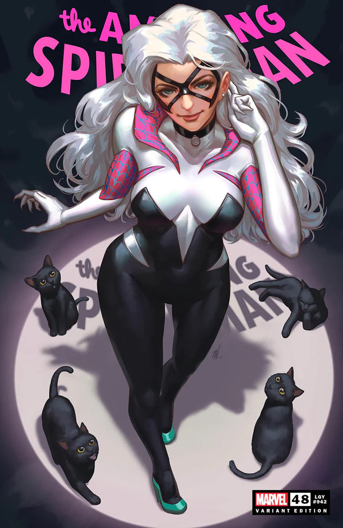 AMAZING SPIDER-MAN #48 (EJIKURE EXCLUSIVE BLACK CAT/SPIDER-GWEN MASH-UP VARIANT) COMIC BOOK