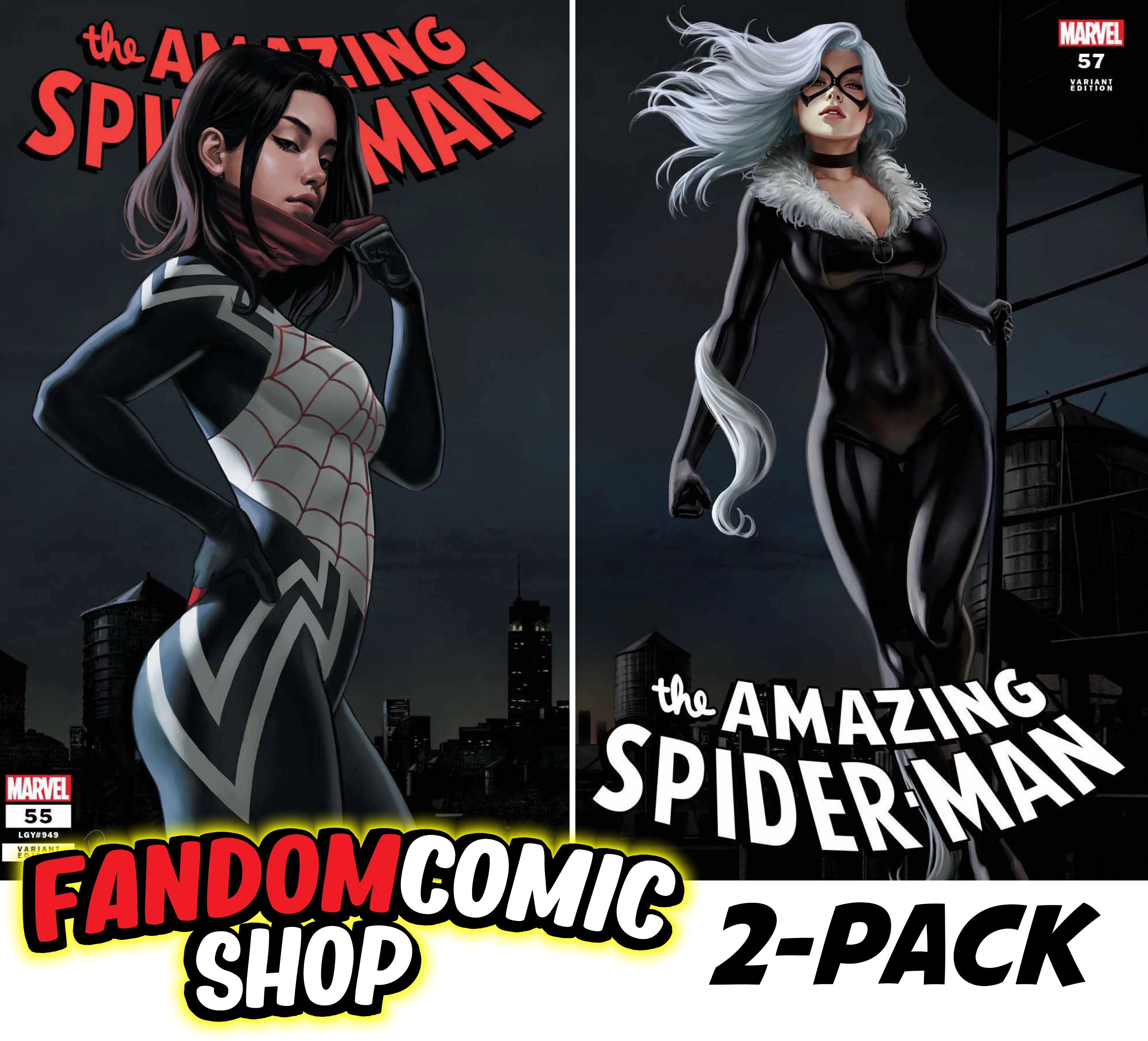 AMAZING SPIDER-MAN #55 & #57 (IVAN TALAVERA EXCLUSIVE CONNECTING VARIANT SET)