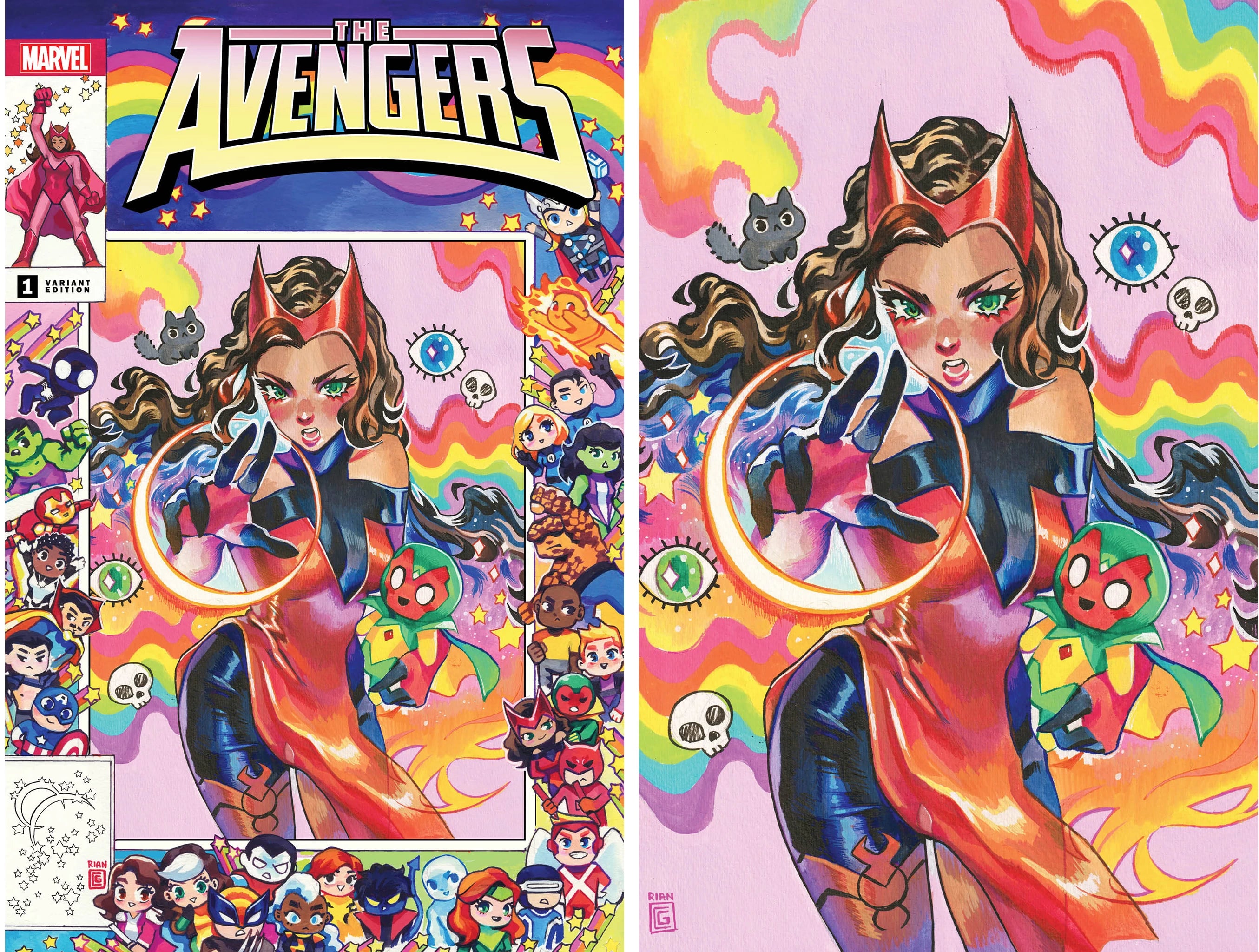 AVENGERS #1 (RIAN GONZALES EXCLUSIVE TRADE/VIRGIN VARIANT SET)