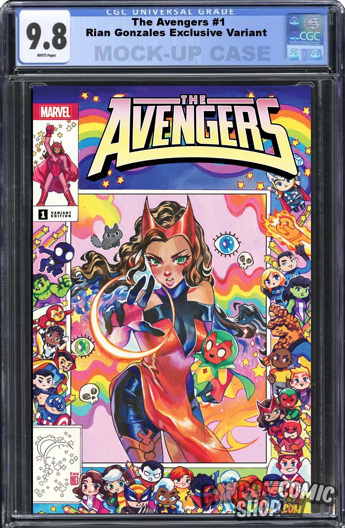 AVENGERS #1 (RIAN GONZALES VARIANT)(2023) COMIC ~ CGC Graded 9.8