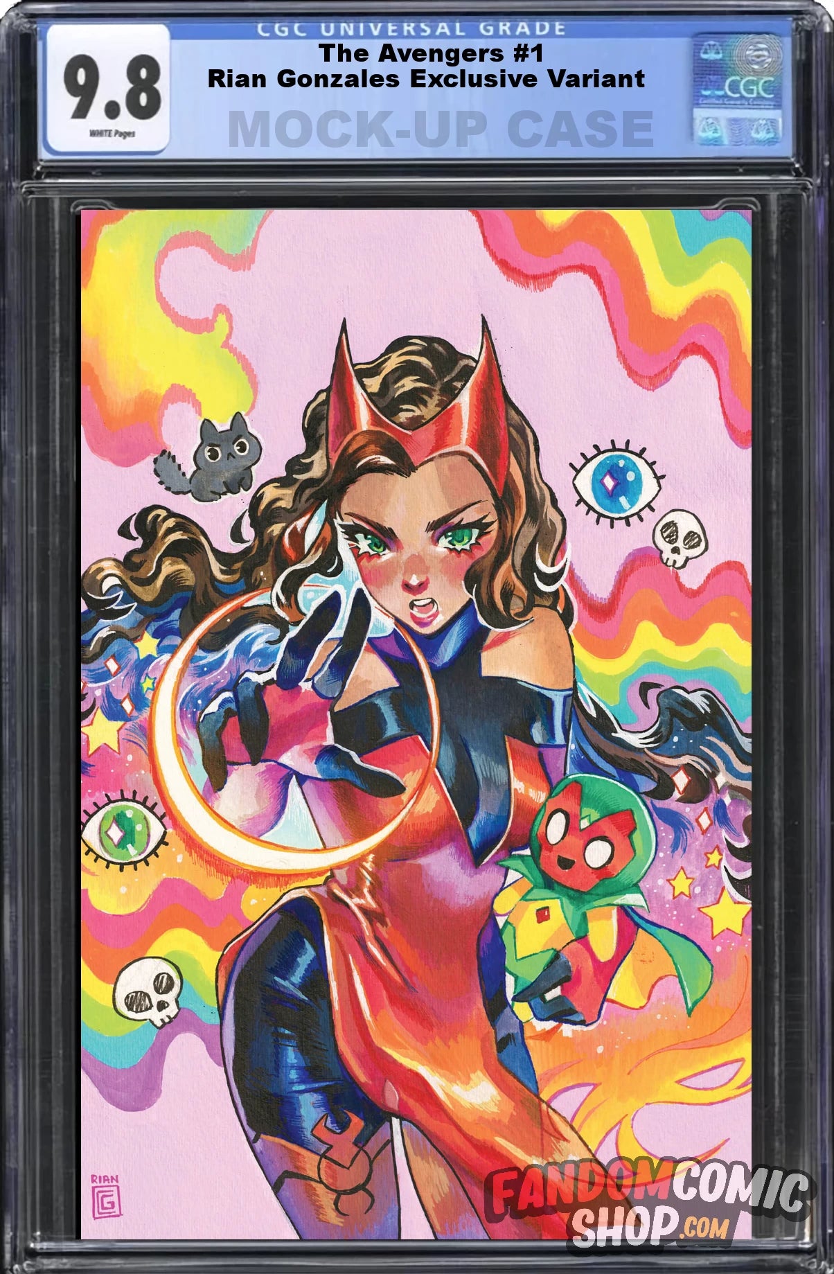 AVENGERS #1 (RIAN GONZALES VIRGIN VARIANT)(2023) COMIC ~ CGC Graded 9.8