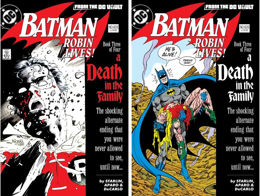 BATMAN #428 ROBIN LIVES! (MIKE MIGNOLA/JIM APARO 2ND PRINT VARIANT SET)