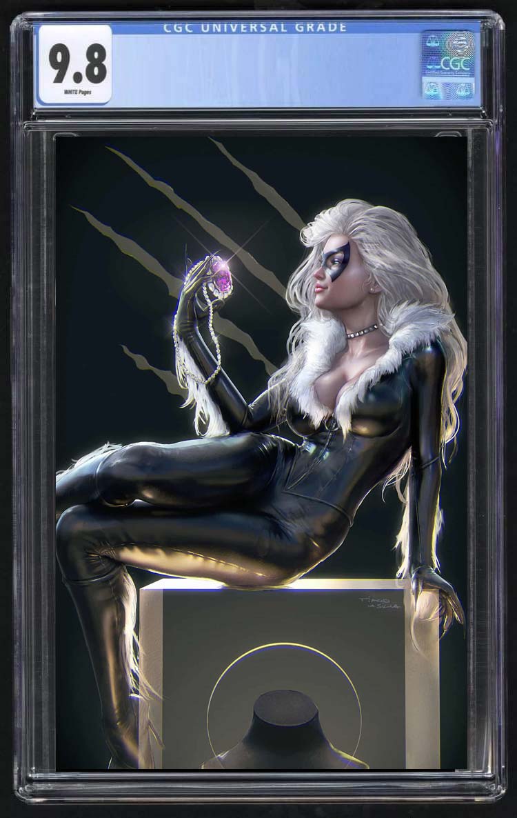 Black Cat #1 CGC 9.8 Tiago da Silva Toronto FanExpo Virgin Variant