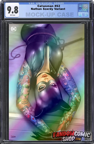 CATWOMAN #62 (NATHAN SZERDY EXCLUSIVE FOIL VIRGIN VARIANT) ~ CGC Graded 9.8
