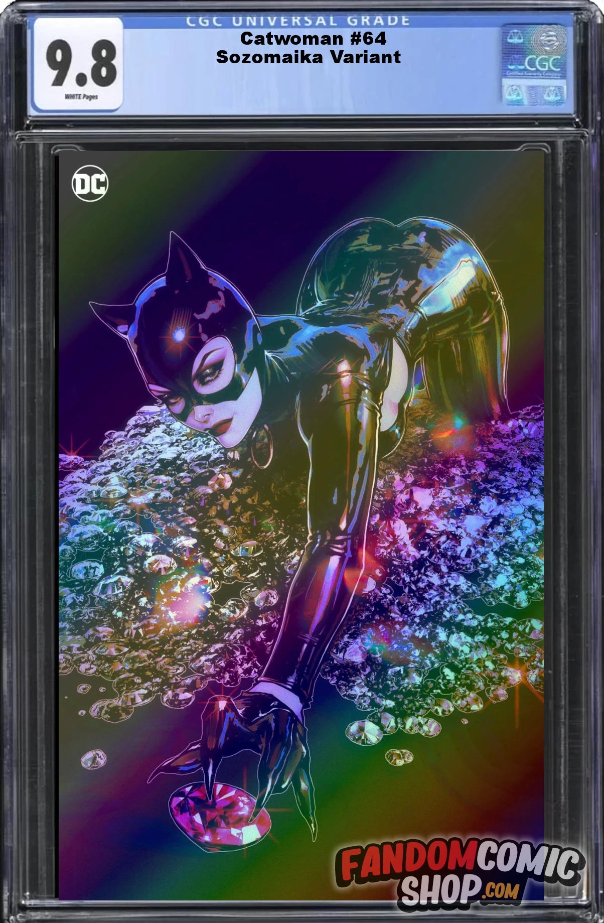 CATWOMAN #64 (SOZOMAIKA EXCLUSIVE C2E2 FOIL VARIANT)(2024) COMIC BOOK ~ CGC Graded 9.8