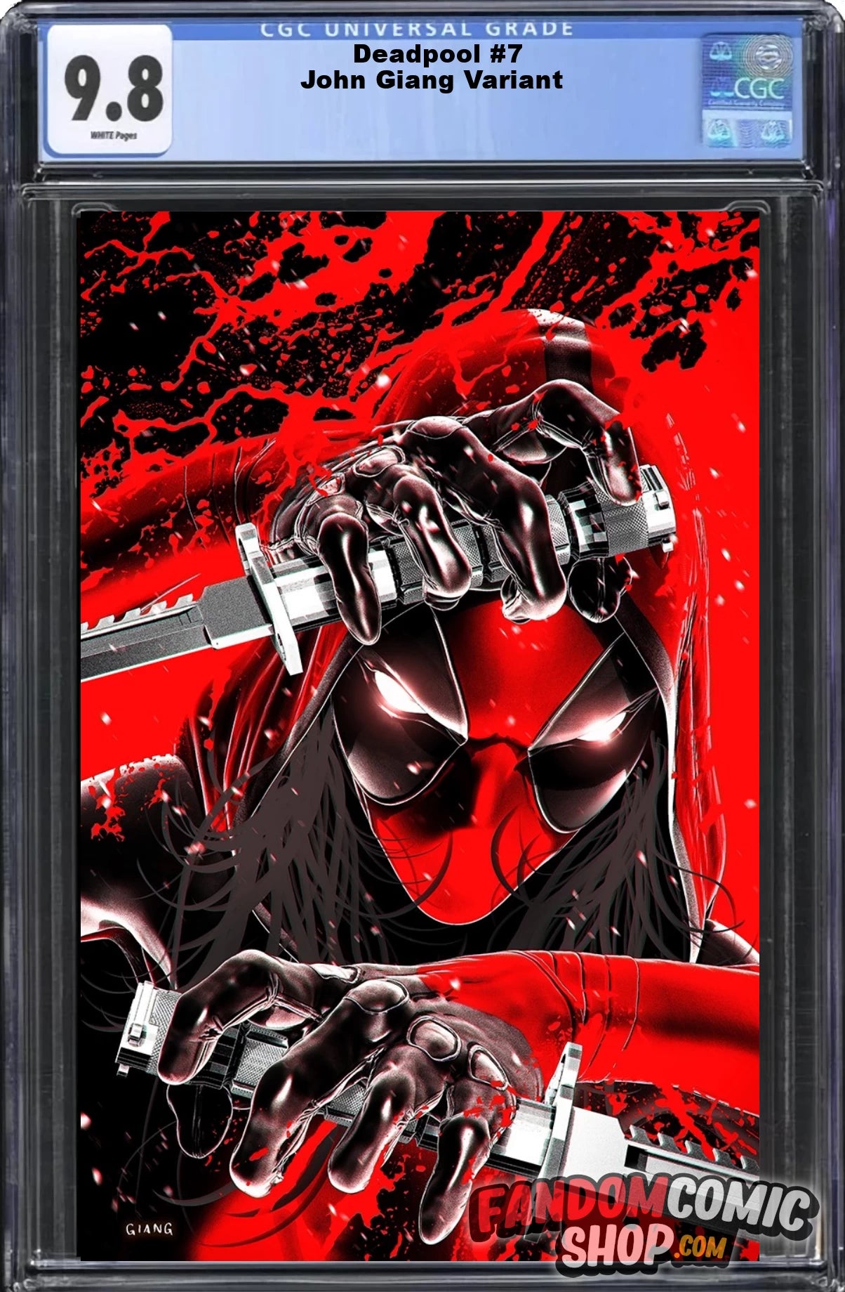 DEADPOOL #7 (JOHN GIANG EXCLUSIVE VIRGIN VARIANT)(1ST APP. DEADPOOL'S DAUGHTER) ~ CGC Graded 9.8