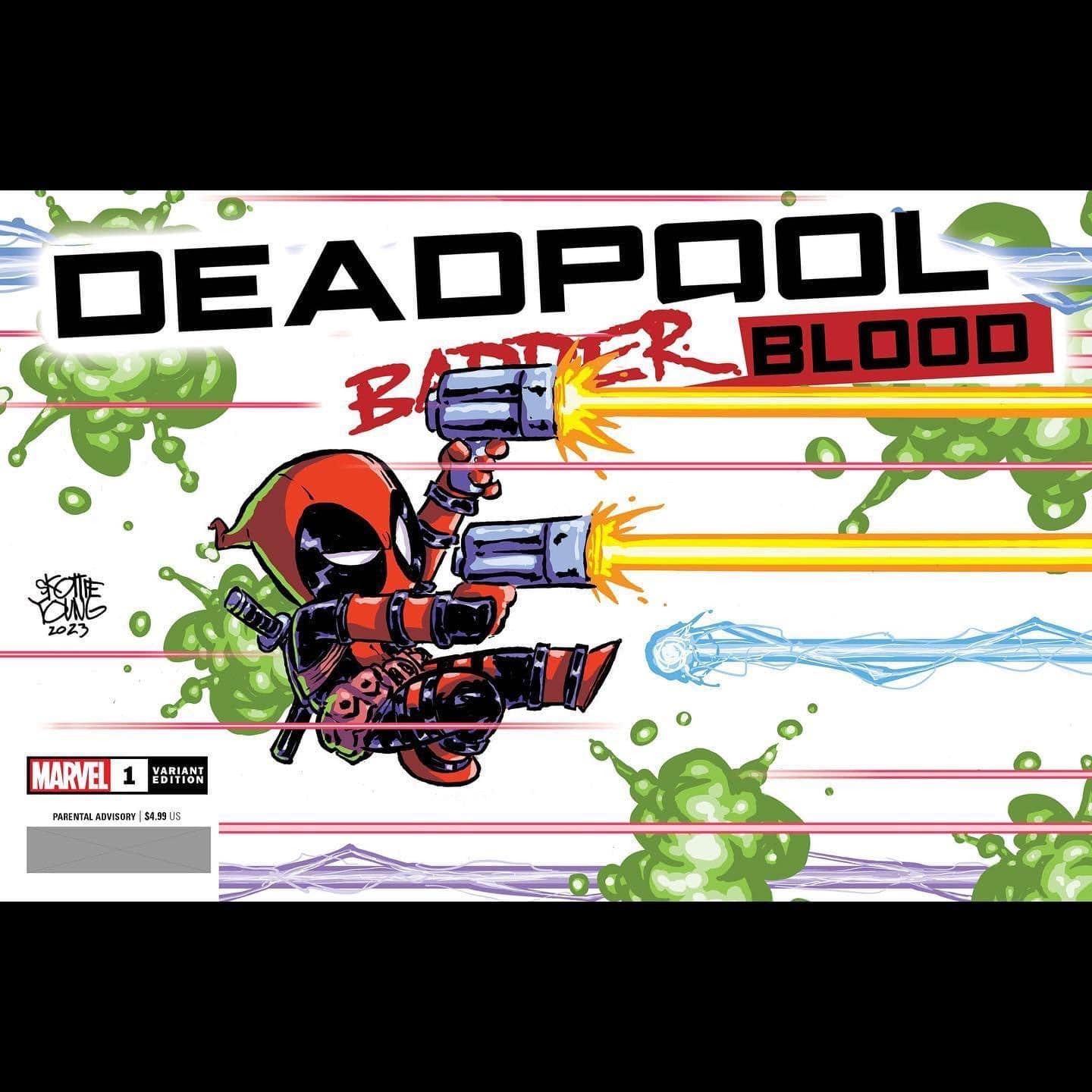 DEADPOOL: BADDER BLOOD #1 (SKOTTIE YOUNG VARIANT)(2023) COMIC BOOK