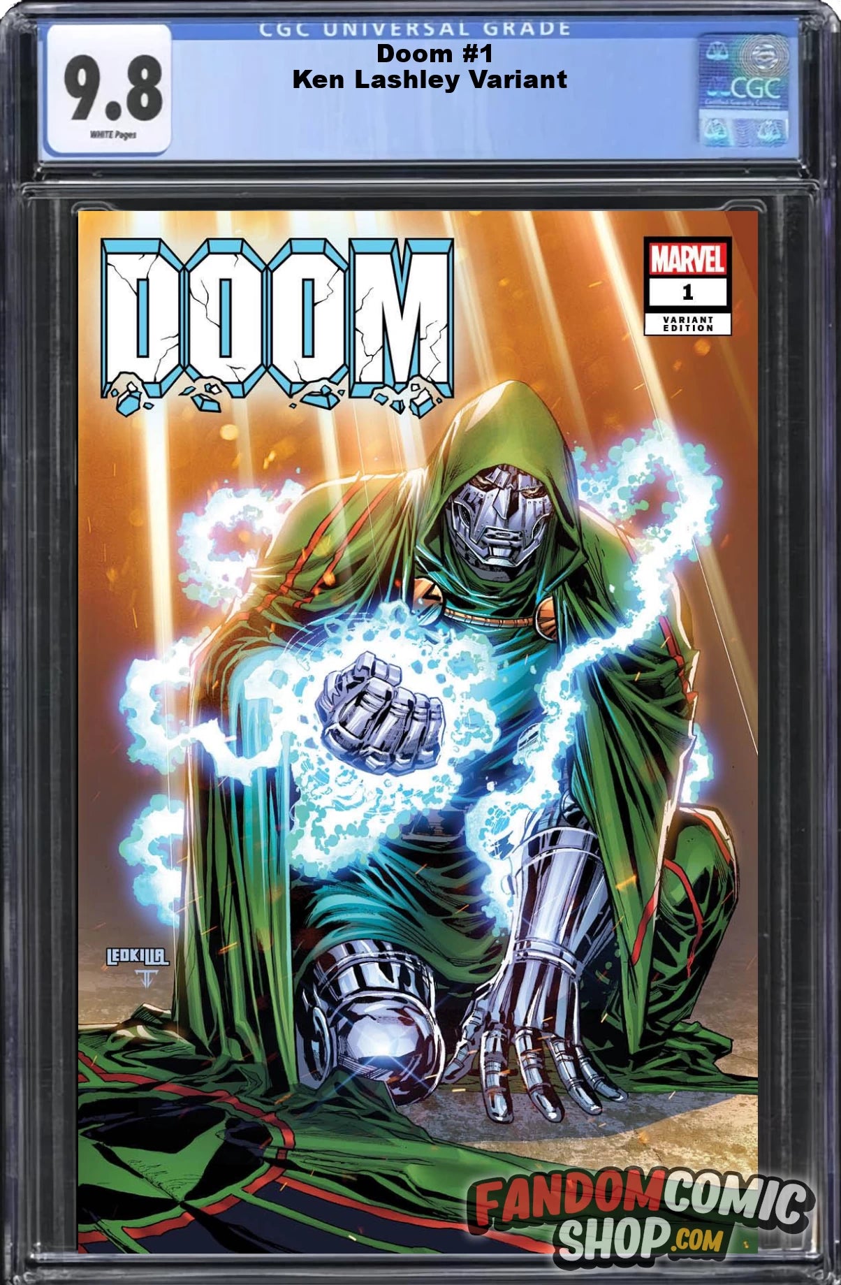 DOOM #1 (KEN LASHLEY EXCLUSIVE CARNAGE USA HOMAGE VARIANT) ~ CGC Graded 9.8