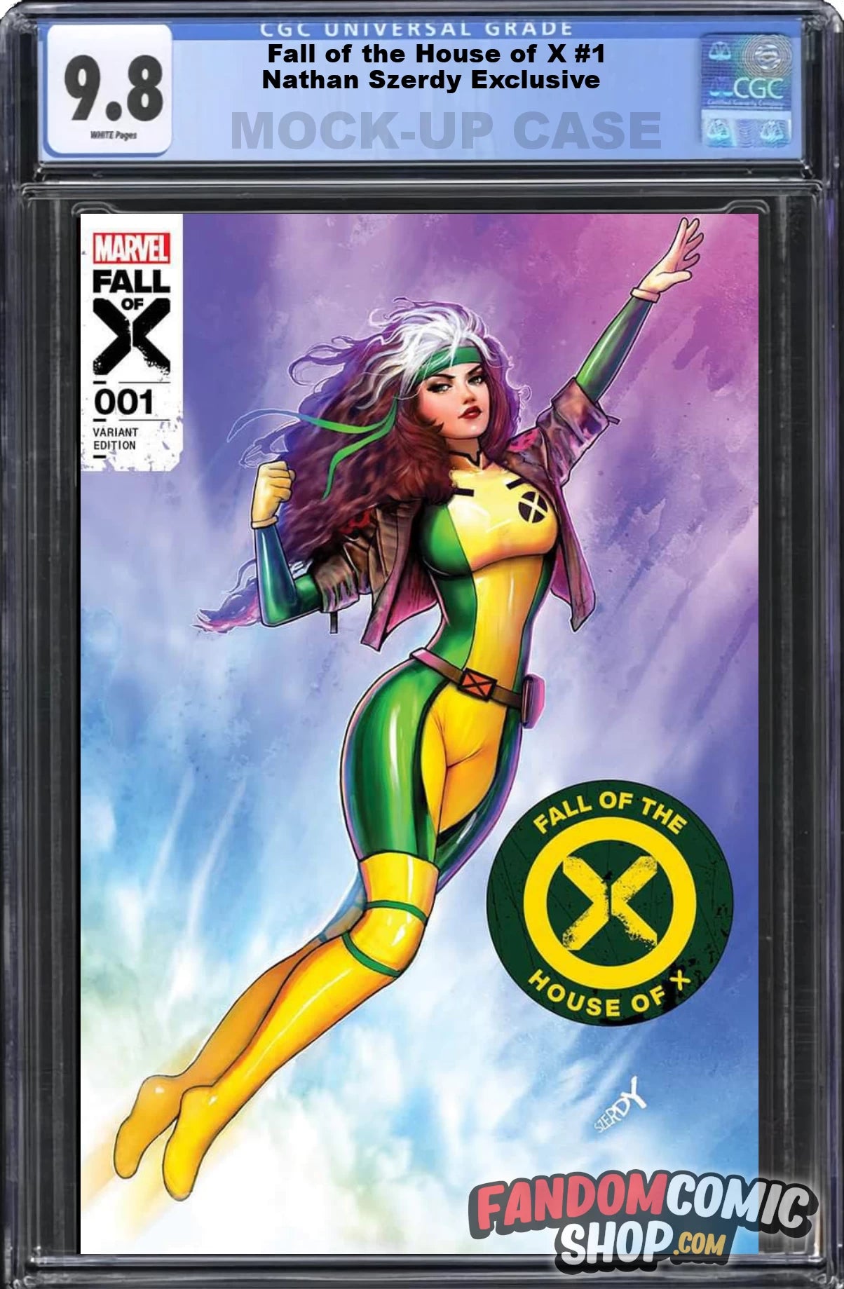 FALL OF THE HOUSE OF X #1 (NATHAN SZERDY EXCLUSIVE VARIANT) ~ CGC Graded 9.8