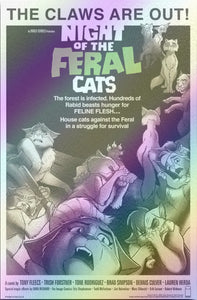 FERAL #1 ("NIGHT OF THE LIVING DEAD" EXCLUSIVE C2E2 2024 FOIL VARIANT) COMIC BOOK ~ Image Comics