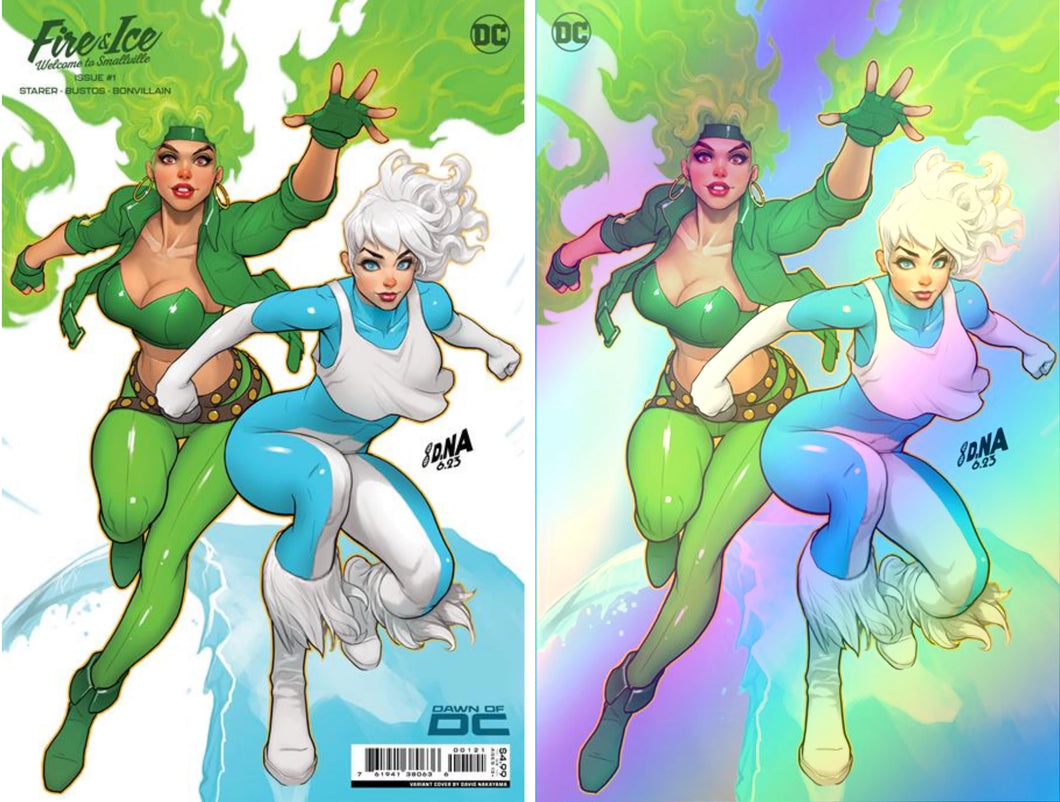 FIRE & ICE: WELCOME TO SMALLVILLE #1 (DAVID NAKAYAMA TRADE/FOIL VARIANT SET)