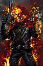 Load image into Gallery viewer, GHOST RIDER: FINAL VENGEANCE #2 (LUCIO PARRILLO EXCLUSIVE TRADE/VIRGIN VARIANT SET)(1ST RED HOOD GHOST RIDER)