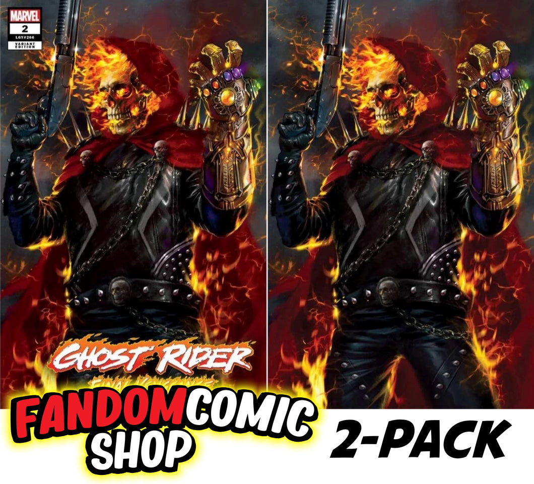 GHOST RIDER: FINAL VENGEANCE #2 (LUCIO PARRILLO EXCLUSIVE TRADE/VIRGIN VARIANT SET)(1ST RED HOOD GHOST RIDER)
