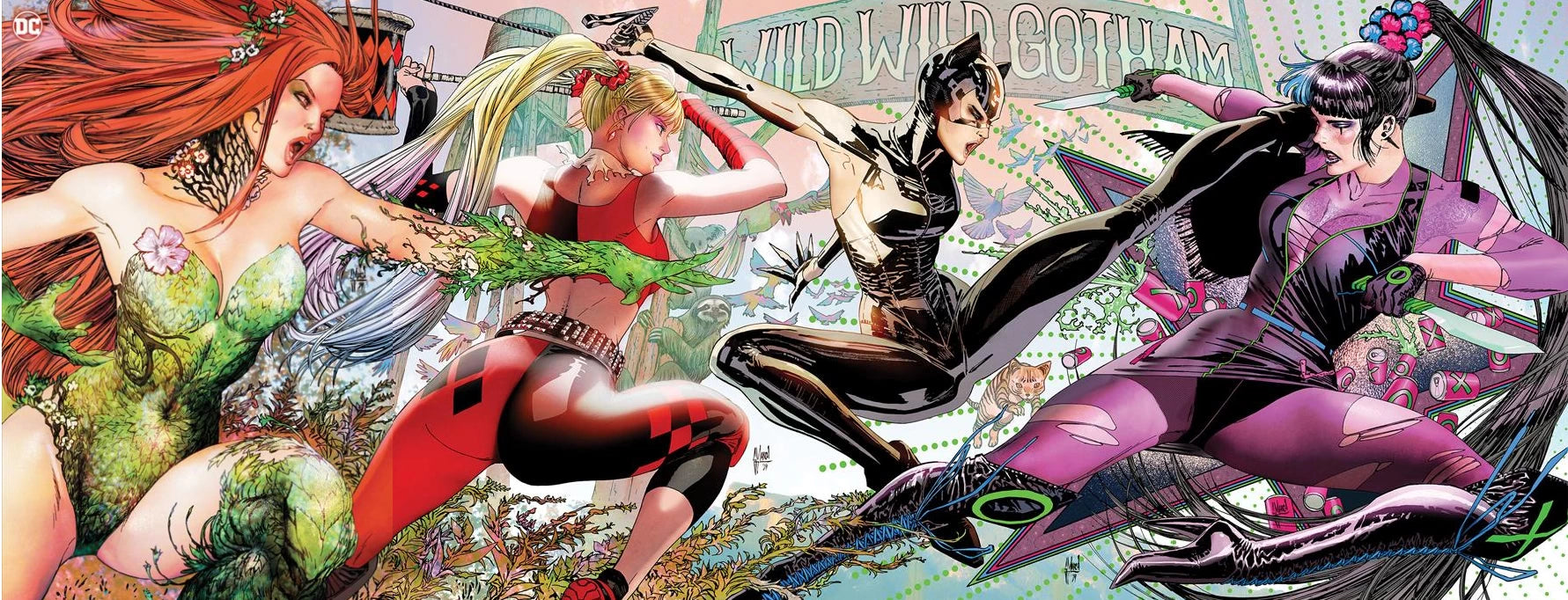 GOTHAM CITY SIRENS #1,2,3,4 (GUILLEM MARCH CONNECTING VARIANT SET)(2024) ~ DC Comics