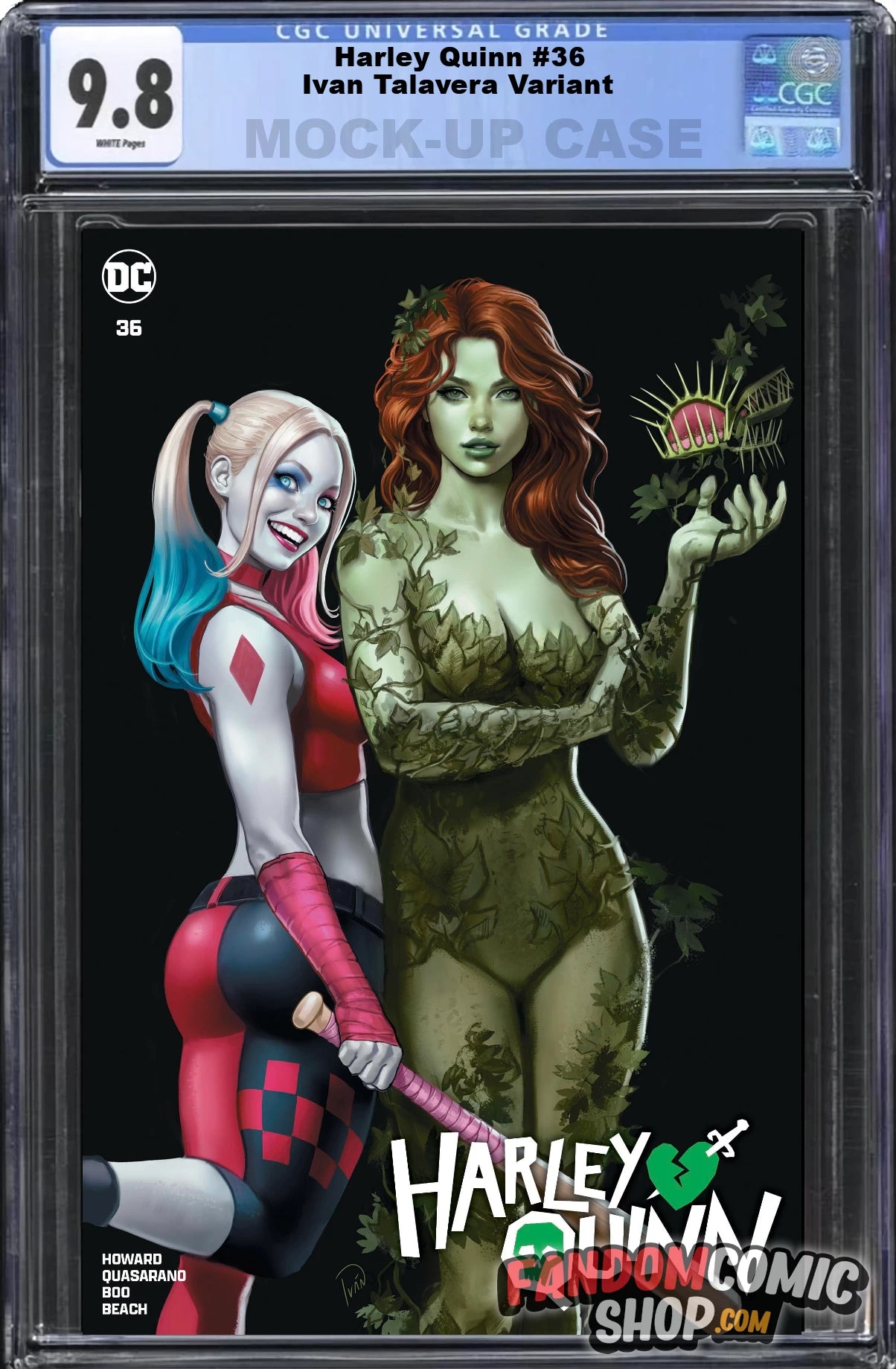 HARLEY QUINN #36 (IVAN TALAVERA EXCLUSIVE VARIANT) ~ CGC Graded 9.8