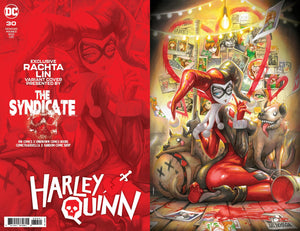 HARLEY QUINN #30 (RACHTA LIN EXCLUSIVE TRADE/VIRGIN/FOIL VARIANT SET) ~ DC Comics