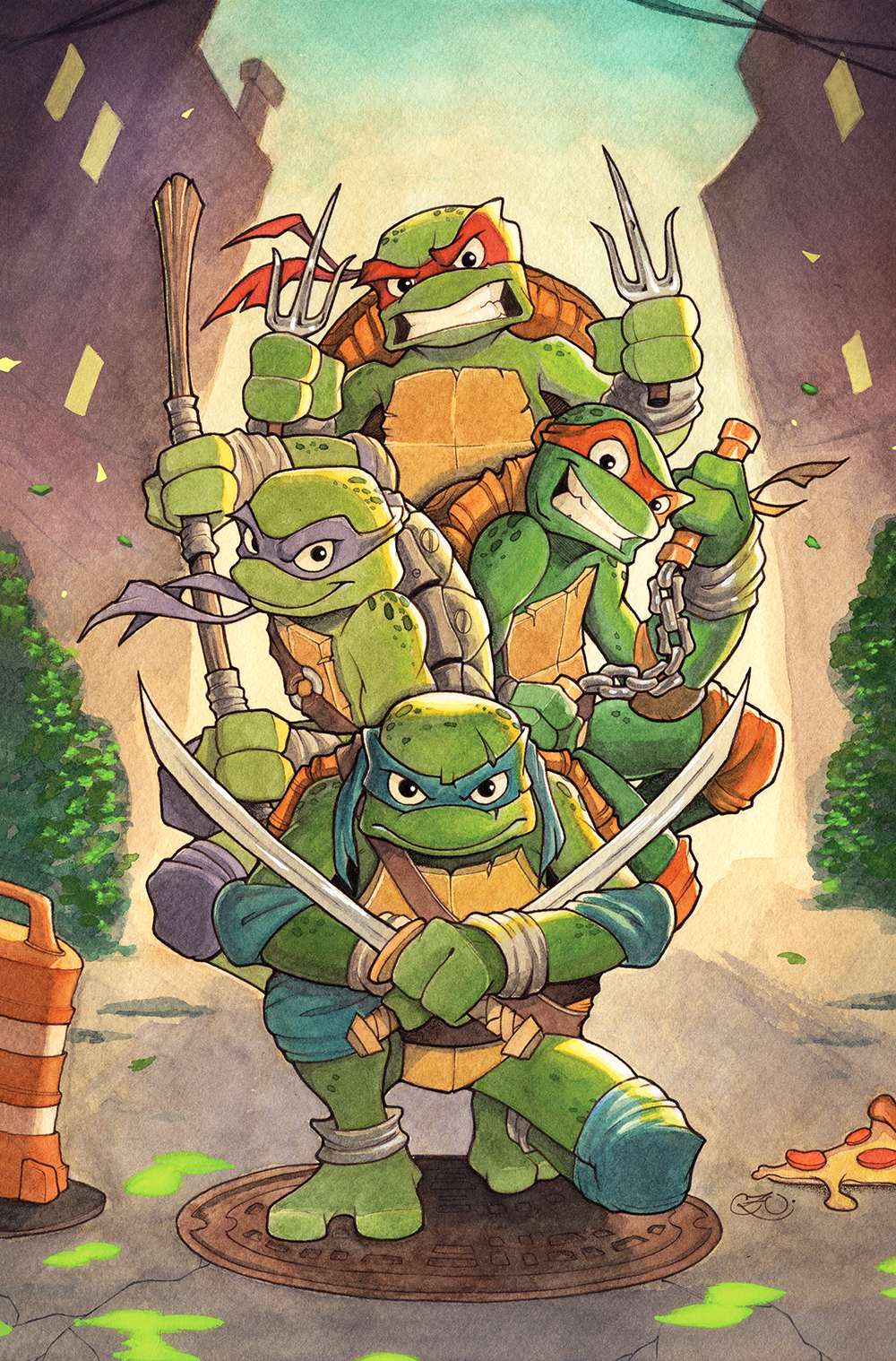 Teenage Mutant Ninja Turtles: Alpha Variant RI  Black Saber Comics Chrissie Zullo Uminga ltd 500