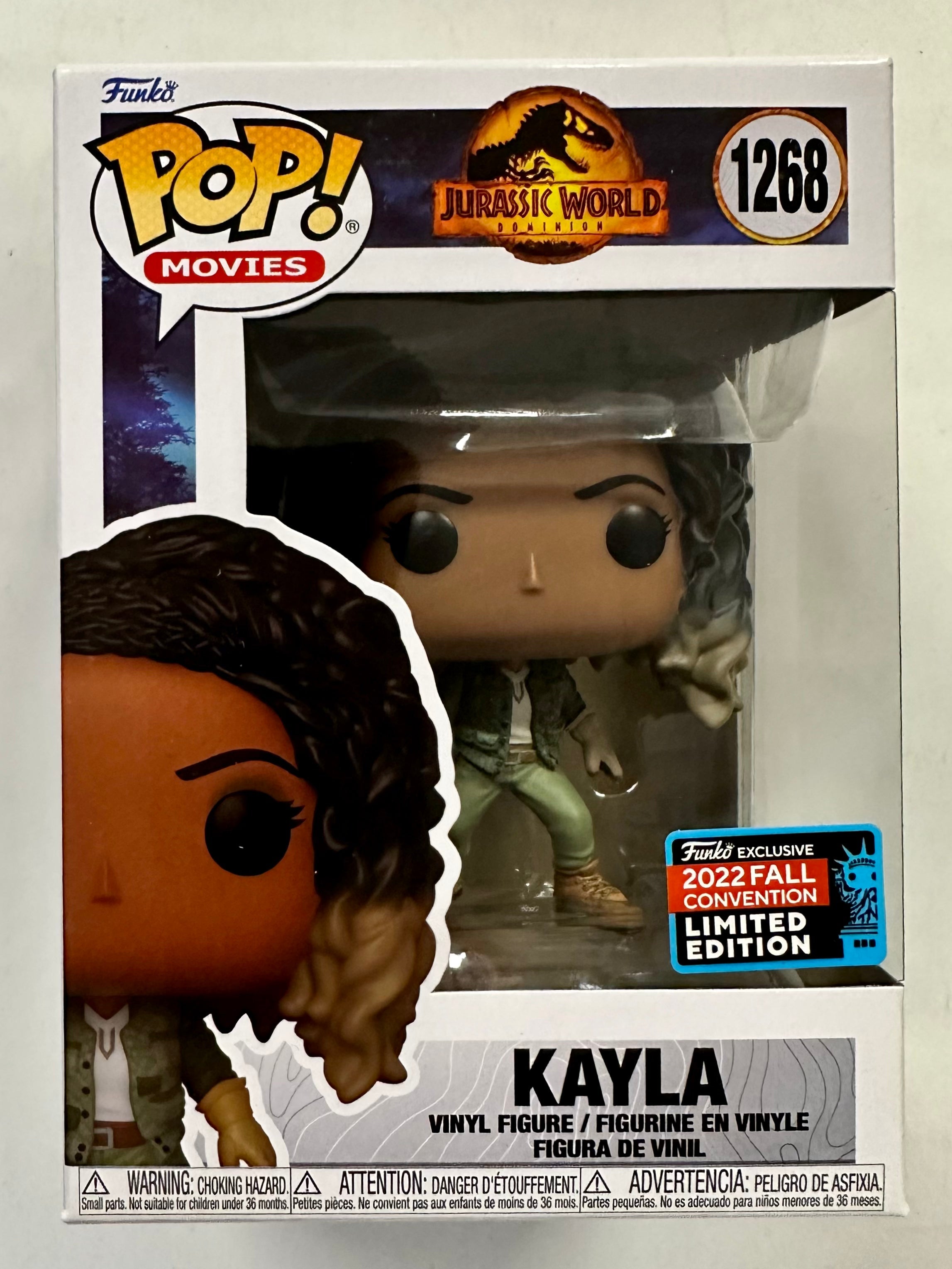 Funko Pop! Movies Kayla #1268 Jurassic World Dominion NYCC 2022 Fall Con Exclusive