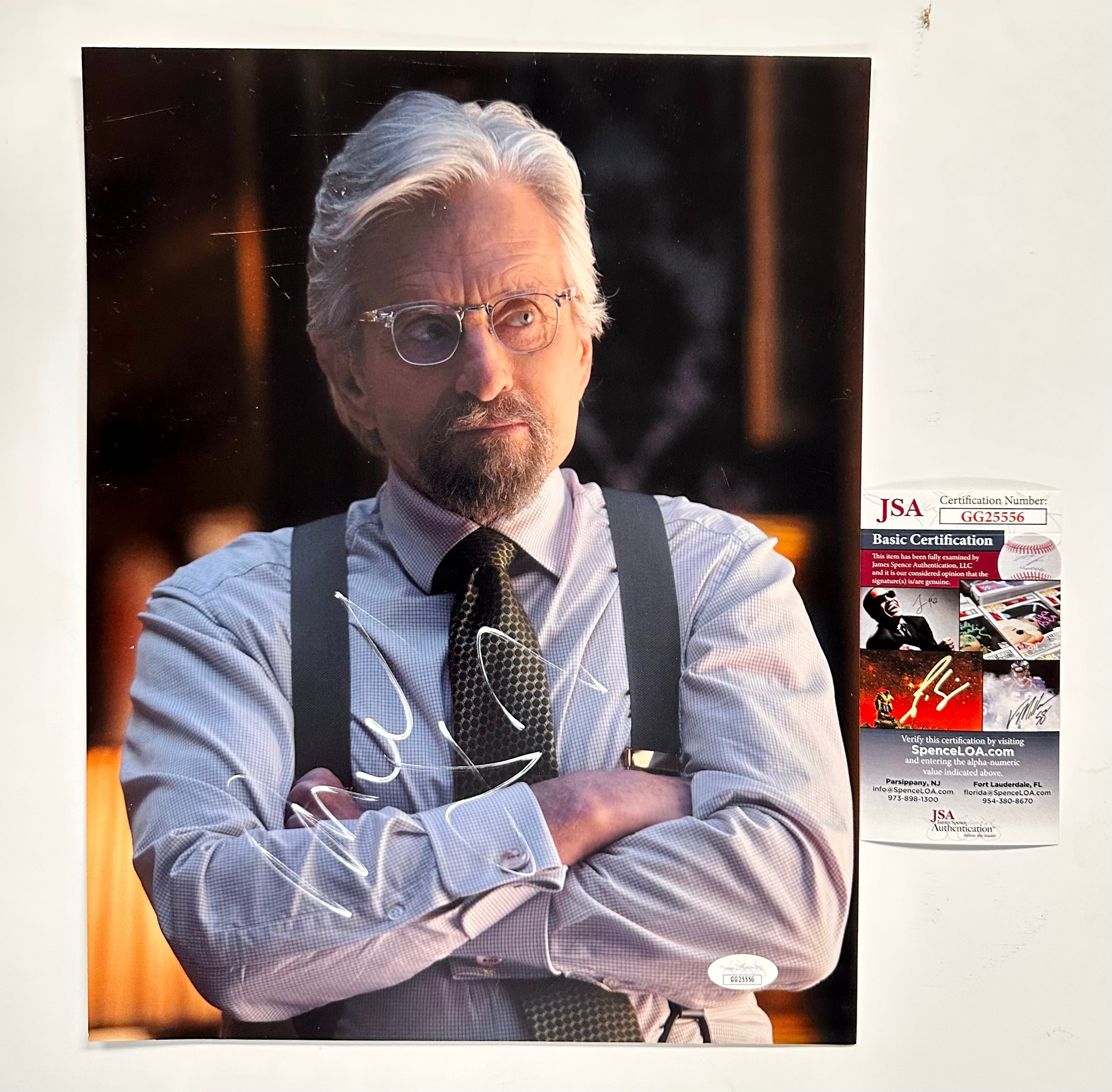 Michael Douglas Signed Marvel Ant-Man Hank Pym 11x14 Photo With JSA COA
