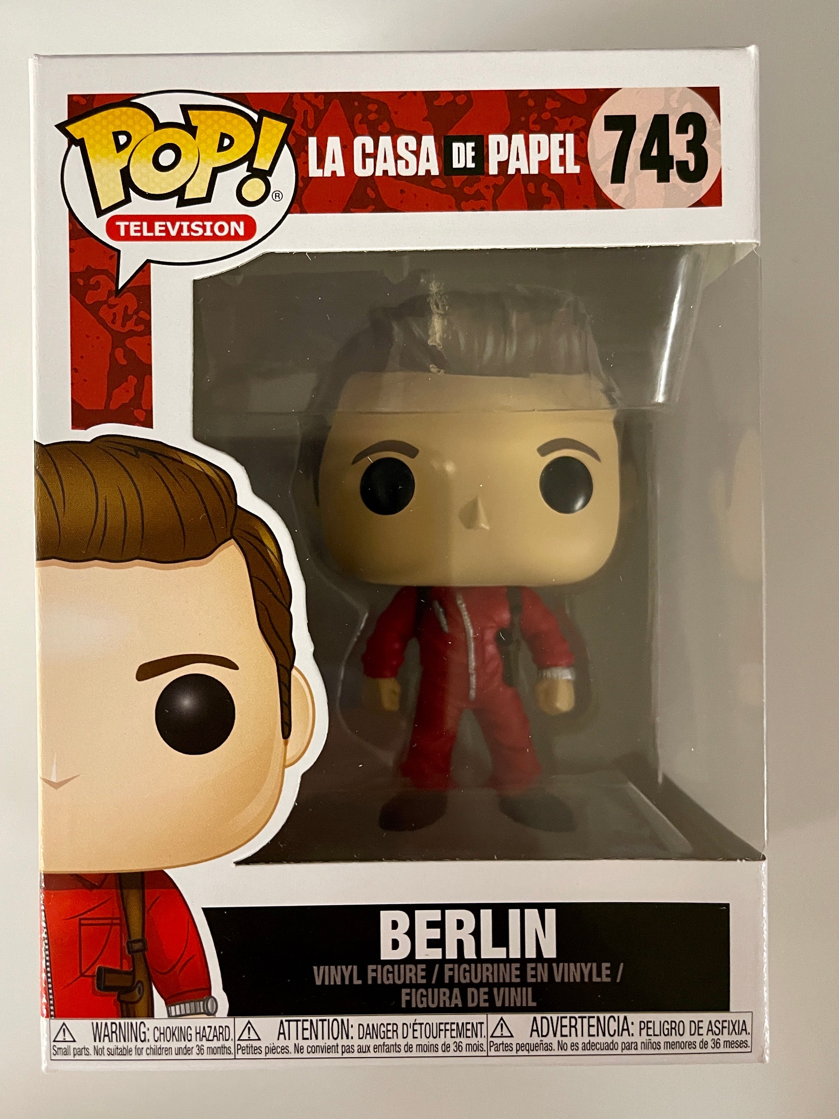 Funko Pop! Television Berlin #743 La Casa De Papel Netflix Money Heist