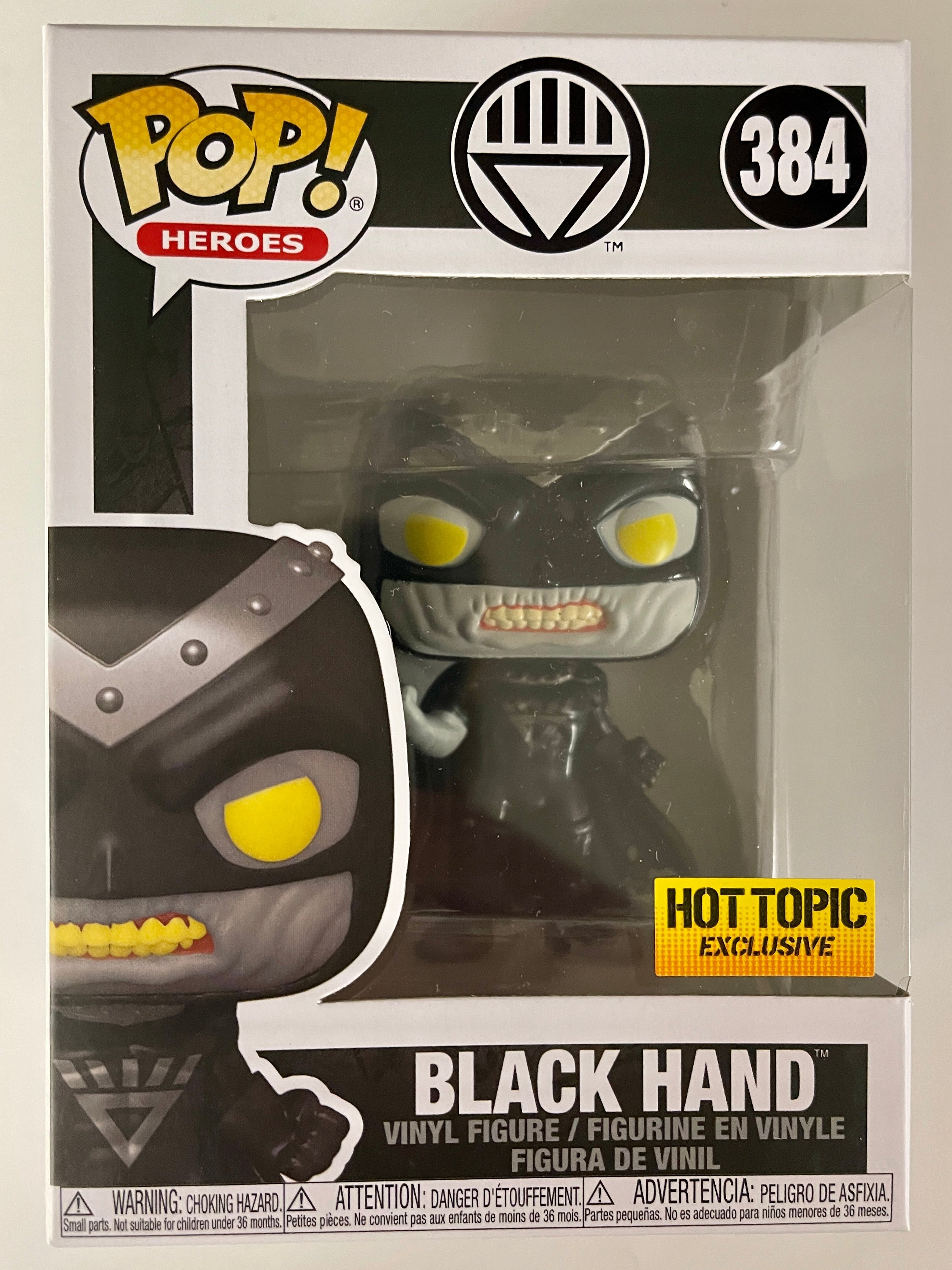 Funko Pop! DC Super Heroes Black Hand #384 Hot Topic 2021 Exclusive