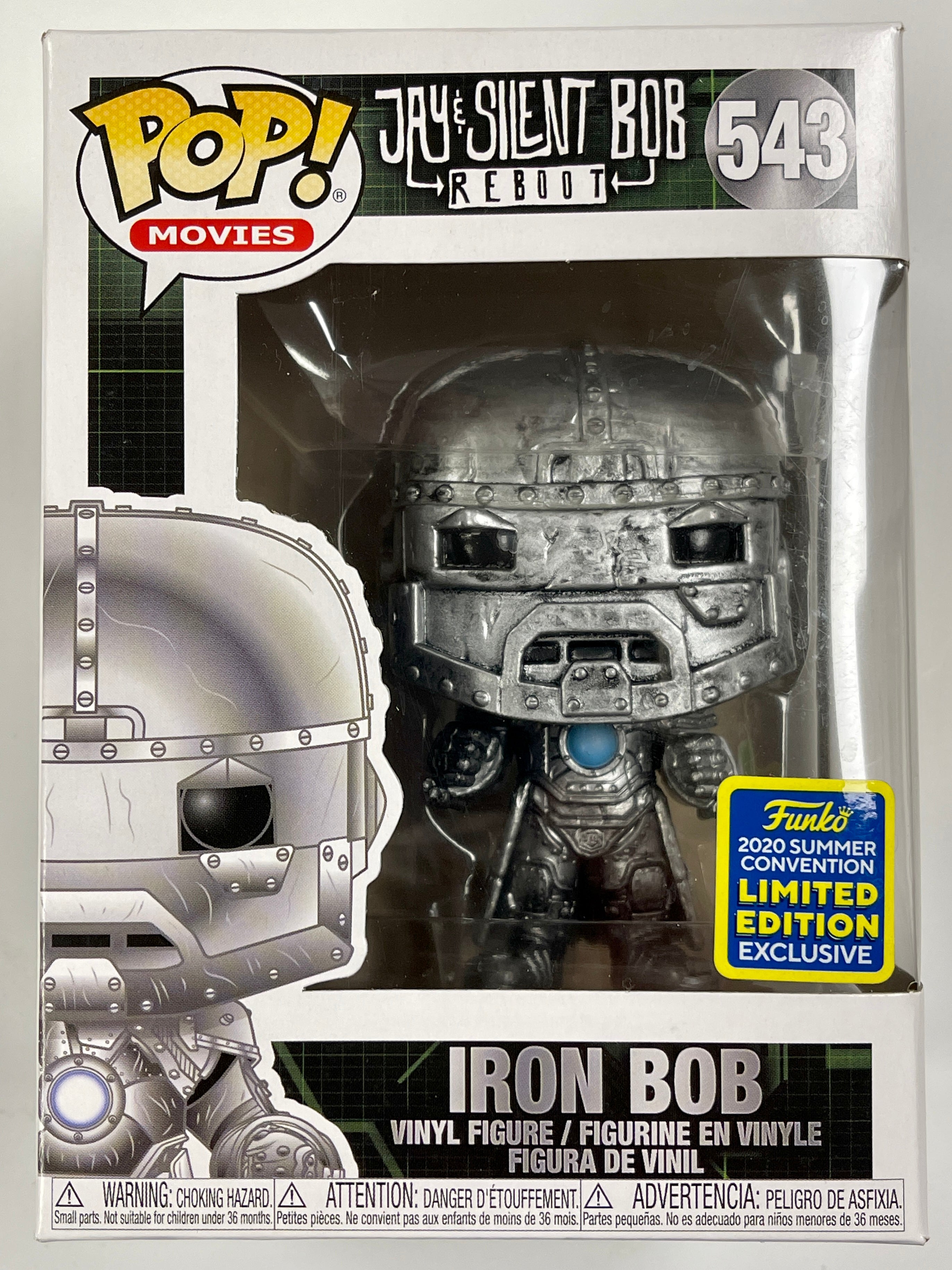 Funko Pop! Movies Iron Bob #543 Jay & Silent Bob Reboot SDCC 2020 Con Vaulted Exclusive