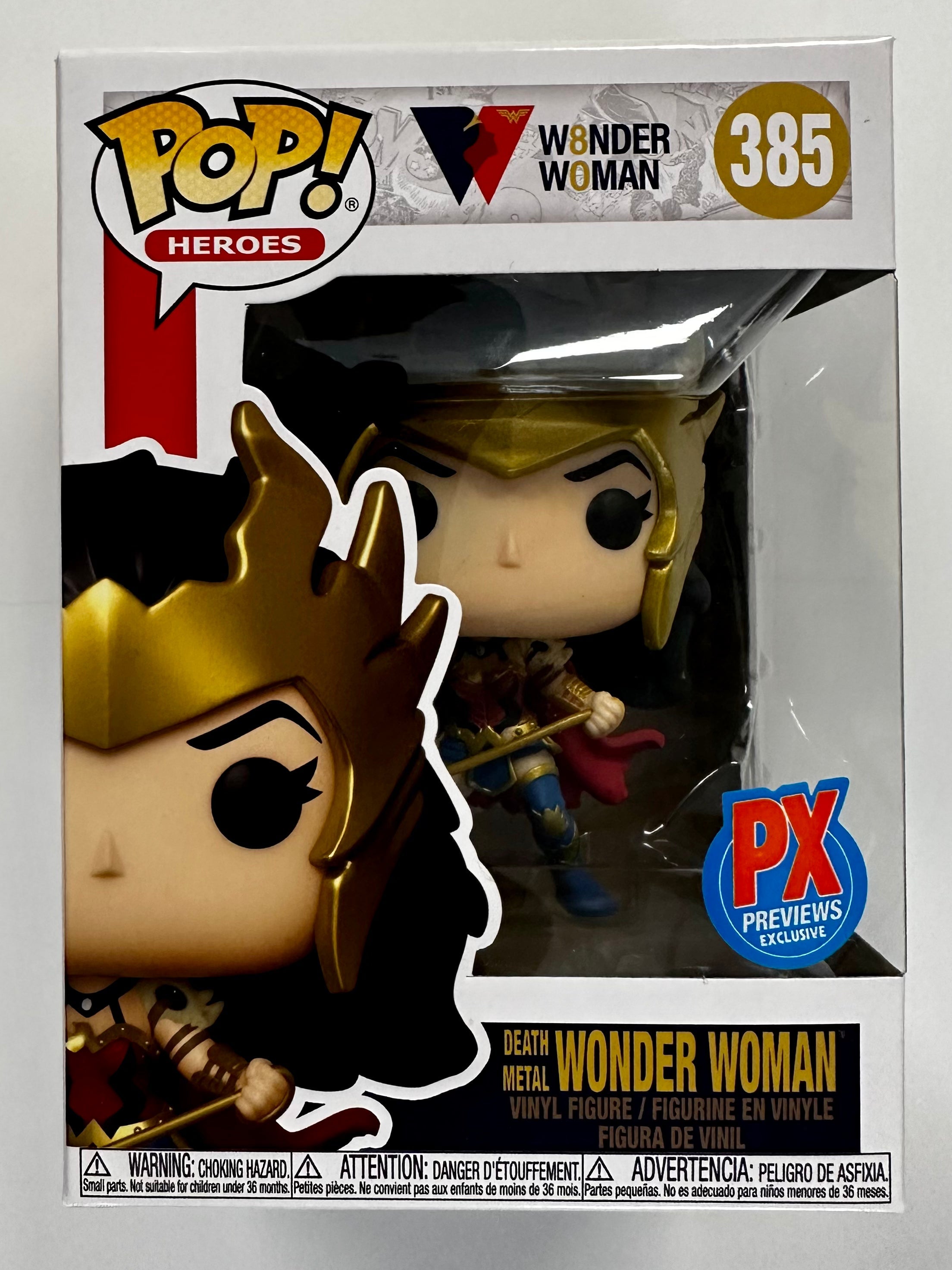 Funko Pop! Vinyl DC Heroes Death Metal Woman #385 Previews PX Exclusive 80 Years