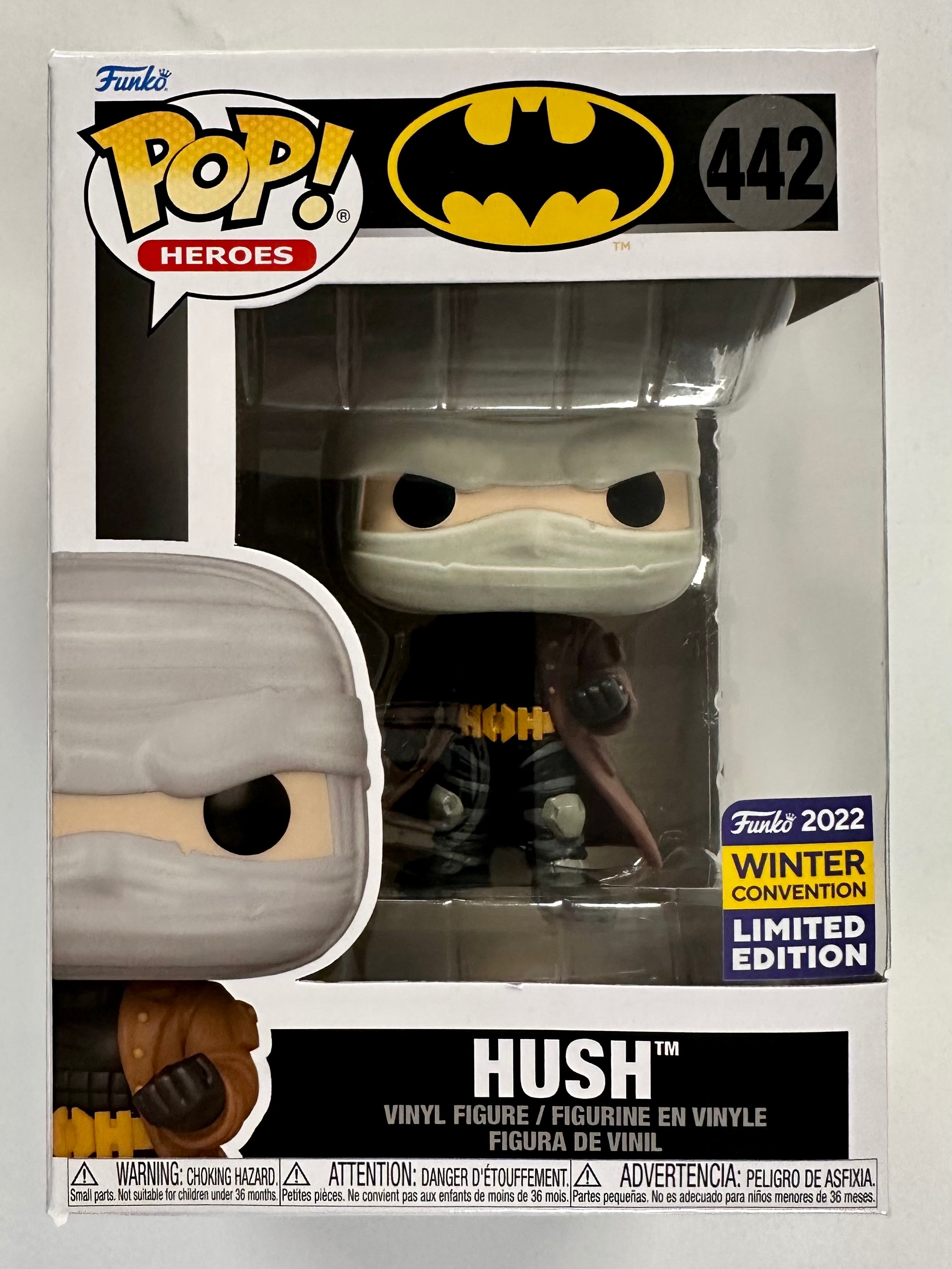 Funko Pop! DC Heroes Hush #442 Batman Villain Winter Con 2022 Exclusive
