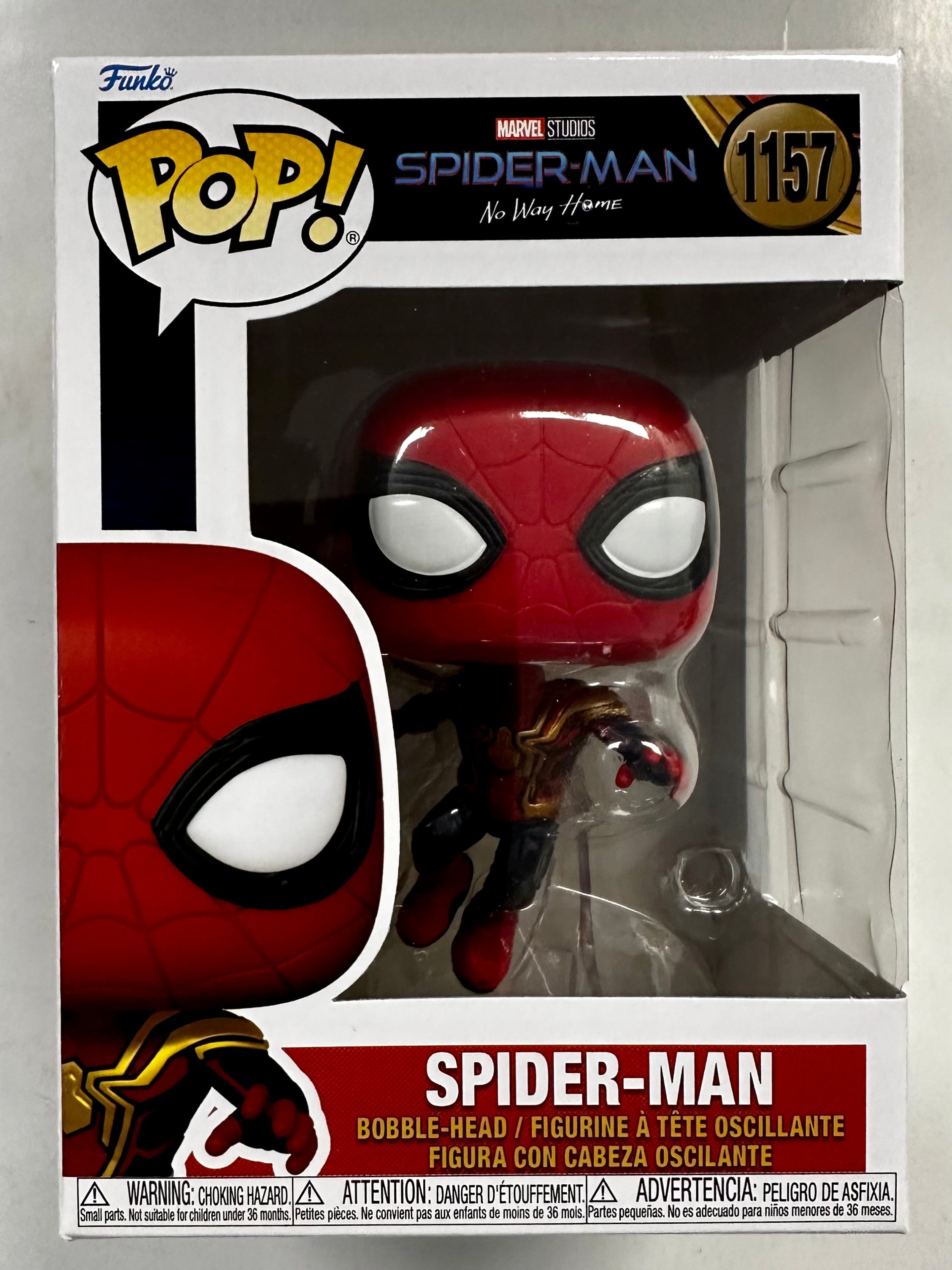 Funko Pop Marvel Iron Spider-Man Jumping #1157 No Way Home 2023