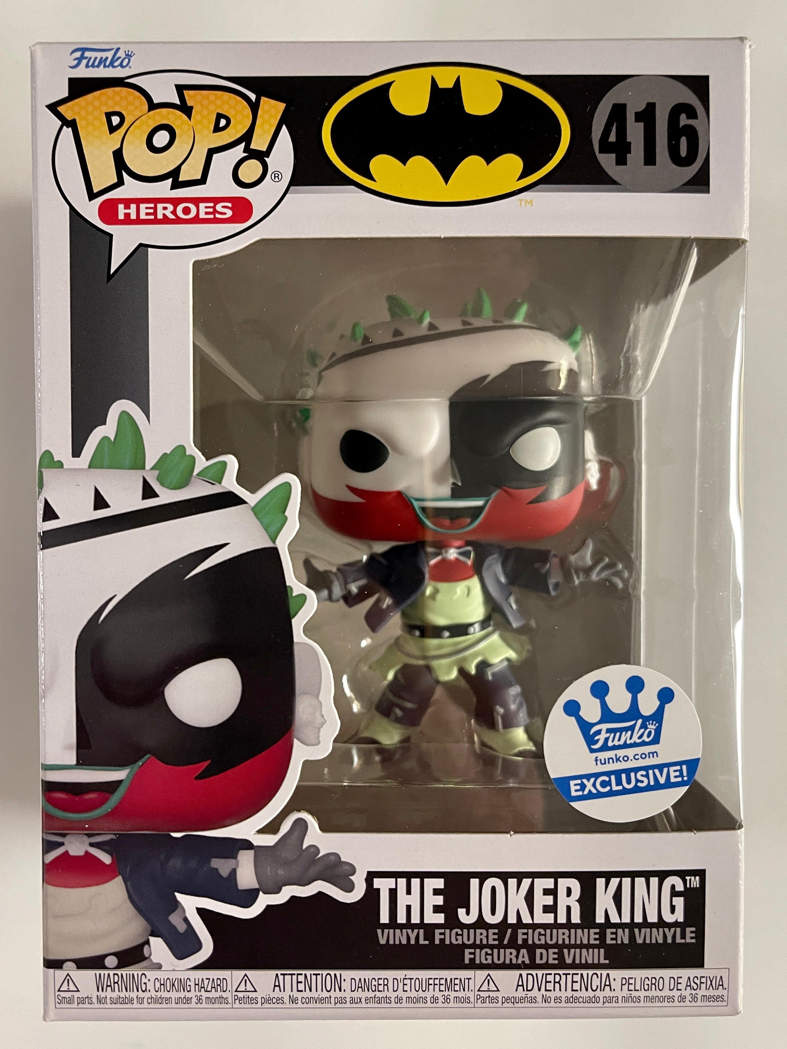 Funko Pop! DC Heroes The Joker King #416 Batman Day FS Exclusive