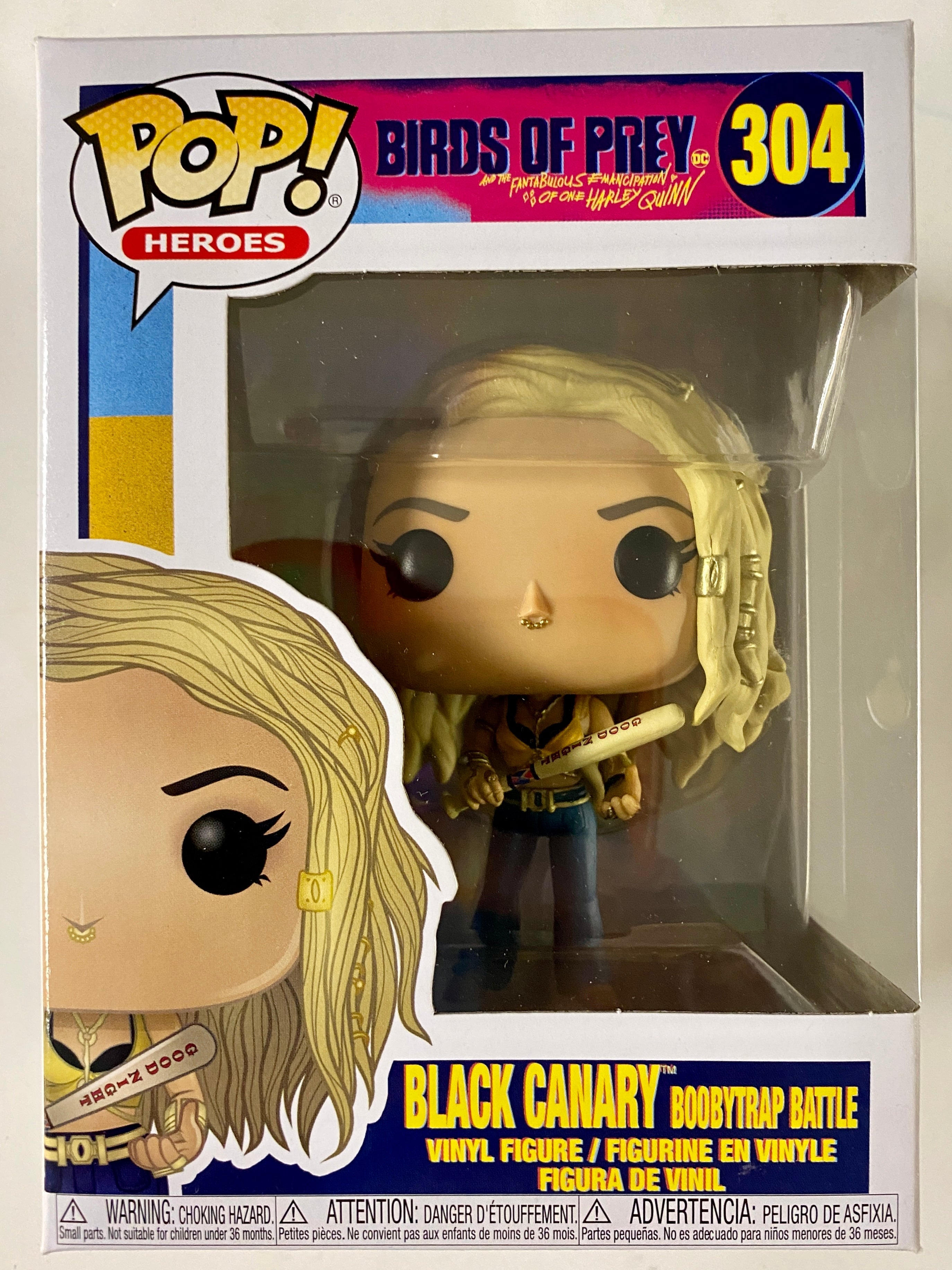 Funko Pop! DC Heroes Black Canary (Boobytrap Battle) #304 Harley Quinn & The Birds Of Prey 2020