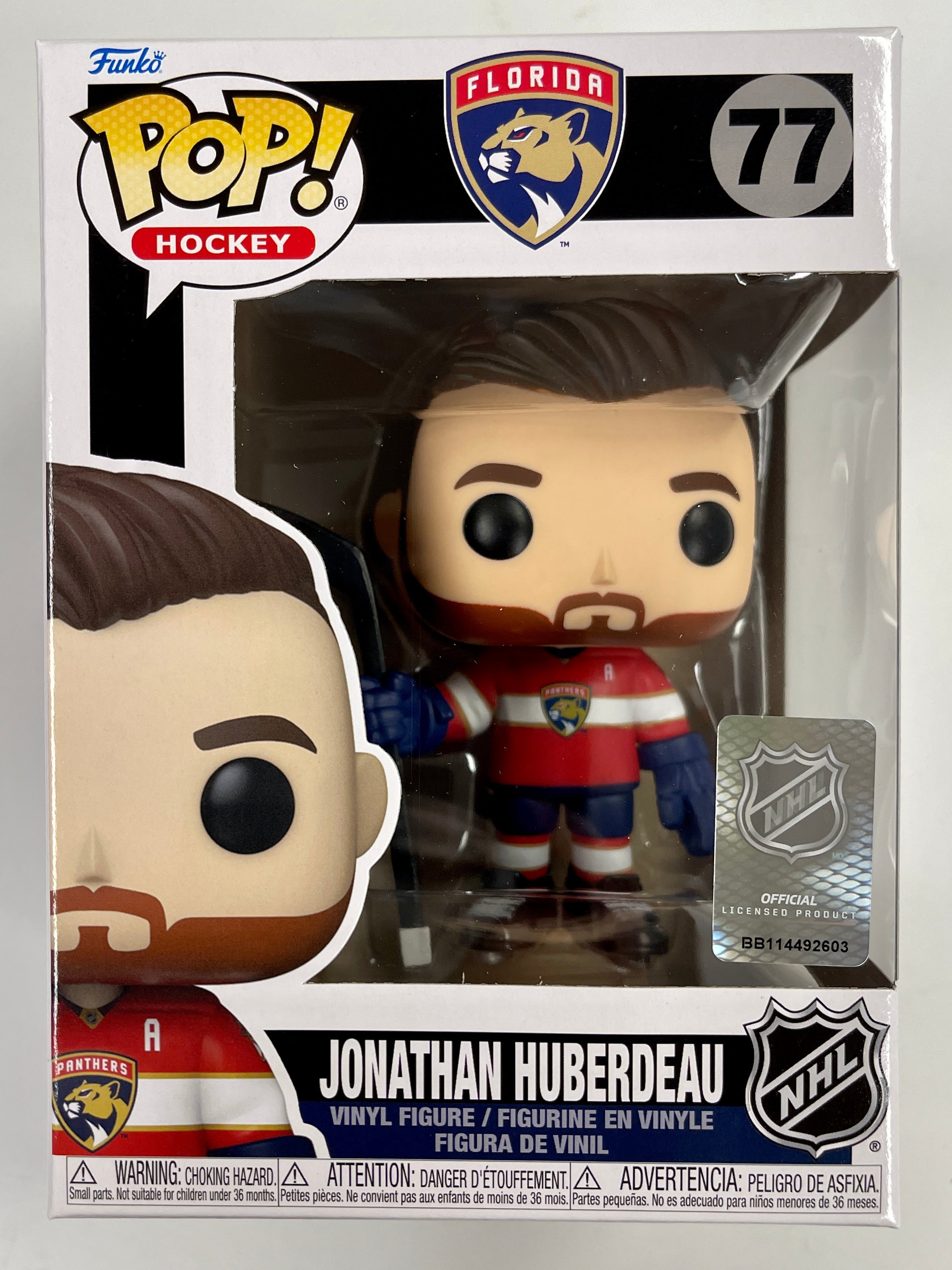 Funko Pop! Hockey Forward Jonathan Huberdeau #77 NHL Florida Panthers 2021