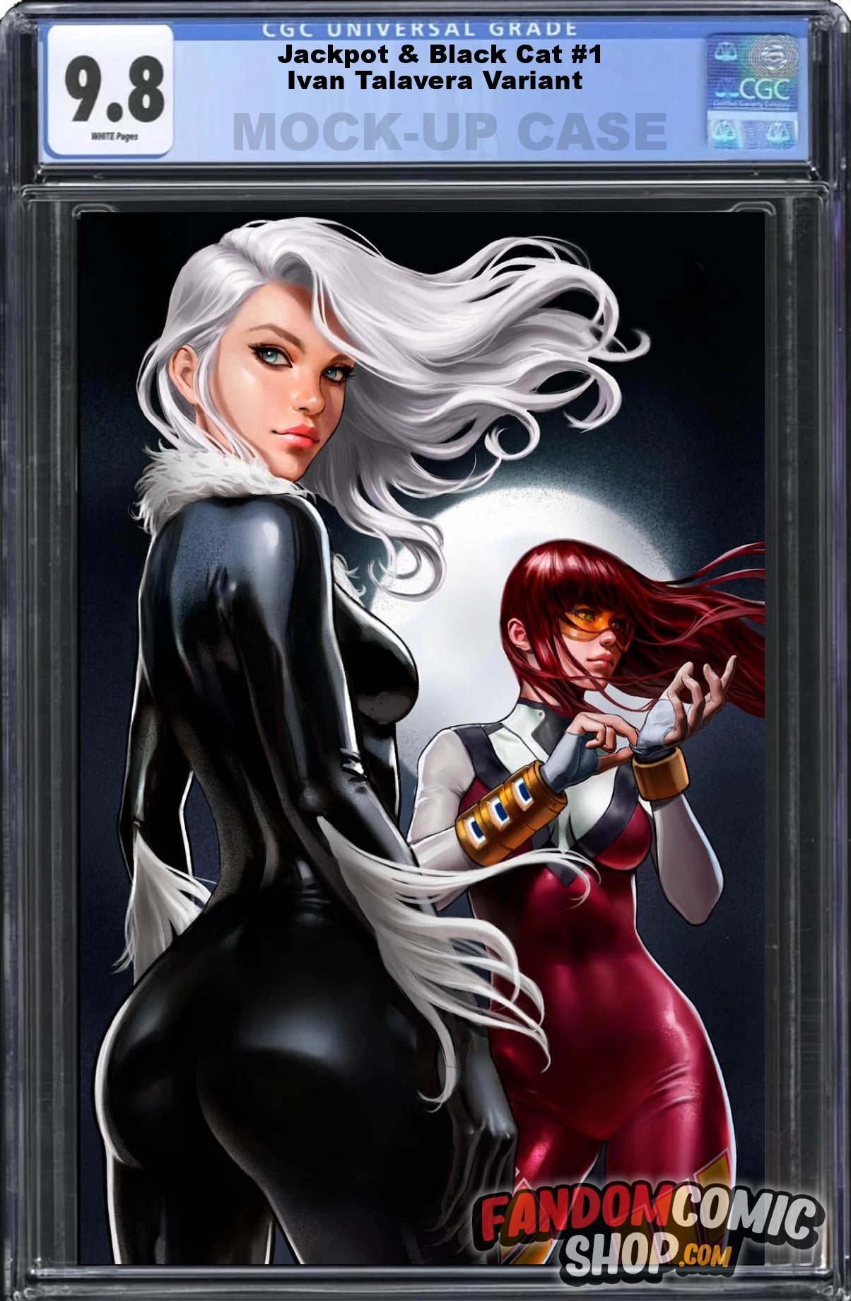 JACKPOT & BLACK CAT #1 (IVAN TALAVERA EXCLUSIVE VIRGIN VARIANT) ~ CGC Graded 9.8