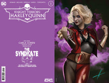 Load image into Gallery viewer, KNIGHT TERRORS: HARLEY QUINN #1 (CARLA COHEN EXCLUSIVE VIRGIN VARIANT)(2023) COMIC BOOK ~ DC Comics
