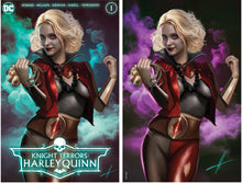 Load image into Gallery viewer, KNIGHT TERRORS: HARLEY QUINN #1 (CARLA COHEN EXCLUSIVE TRADE/VIRGIN VARIANT SET)