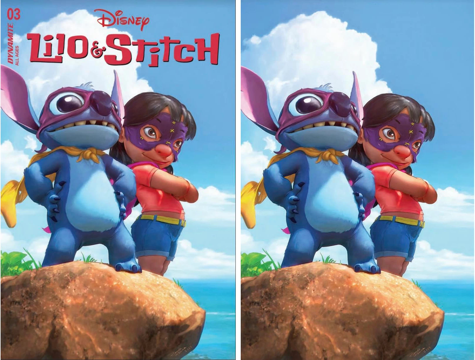 DISNEY'S LILO & STITCH #3 (TIAGO DA SILVA EXCLUSIVE TRADE/VIRGIN VARIANT SET)