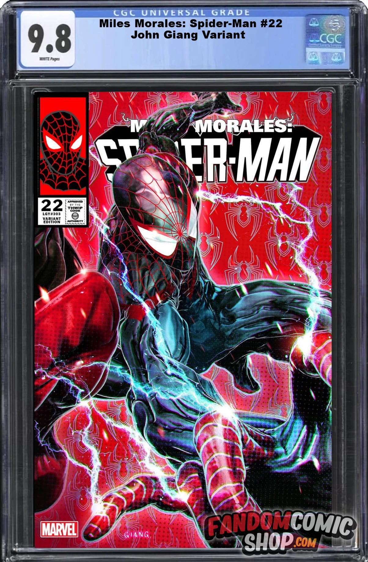 MILES MORALES: SPIDER-MAN #22 (JOHN GIANG EXCLUSIVE VARIANT) ~ CGC Graded 9.8