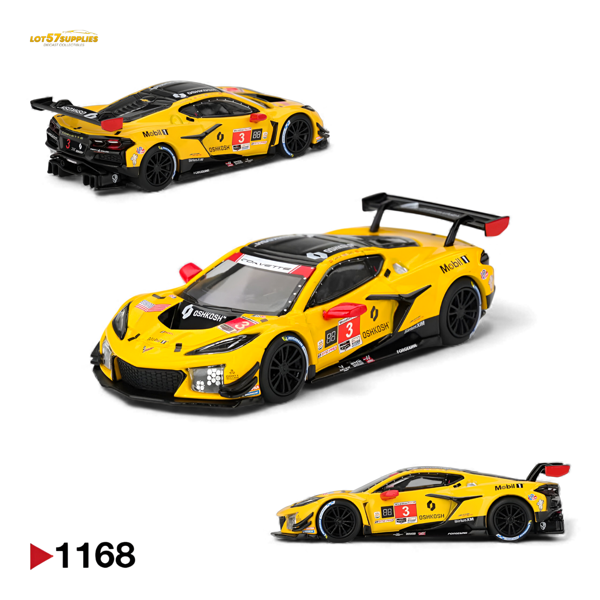 (Pre-Order) Mini-GT Chevrolet Corvette Z06 GT3.R #3 - Pratt Miller Motorsports 2025 IMSA Daytona 1:64