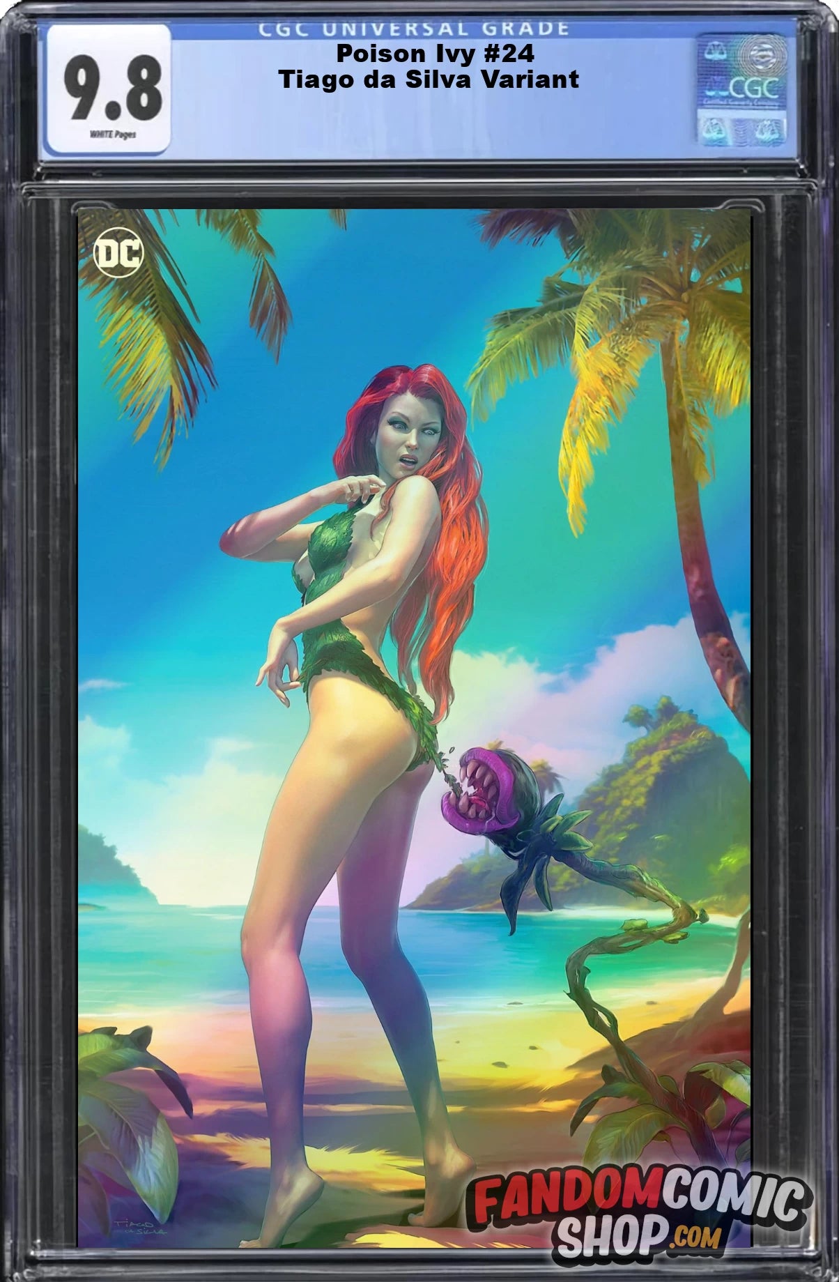 POISON IVY #24 (TIAGO DA SILVA EXCLUSIVE COPPERTONE HOMAGE FOIL VIRGIN VARIANT) ~ CGC Graded 9.8