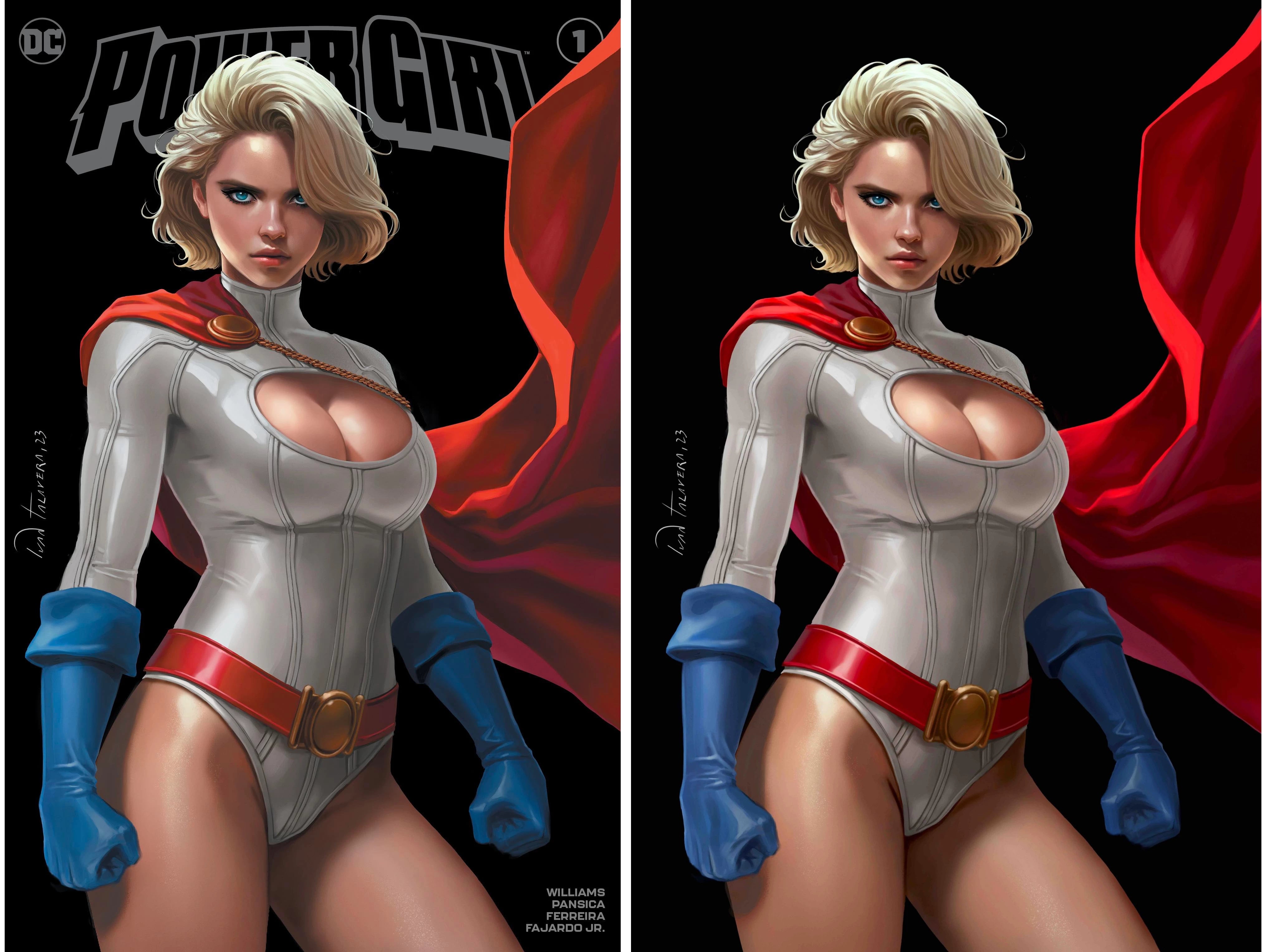 POWER GIRL #1 (IVAN TALAVERA EXCLUSIVE TRADE/VIRGIN VARIANT SET)(2023)