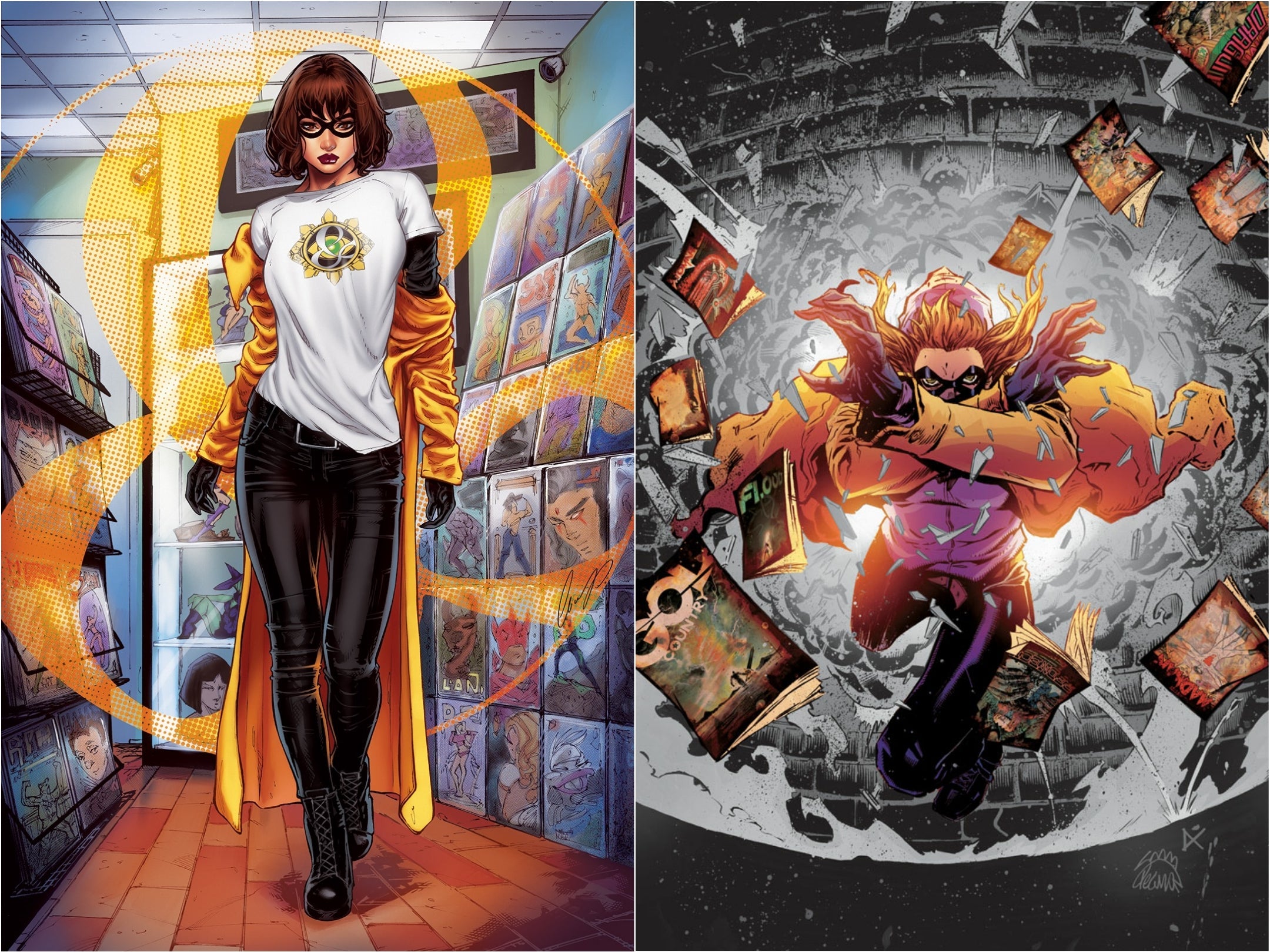 CROSSOVER #1 SSCO ELIAS CHATZOUDIS VIRGIN & RYAN STEGMAN COLOR SPLASH VIRGIN VARIANT SET 2020