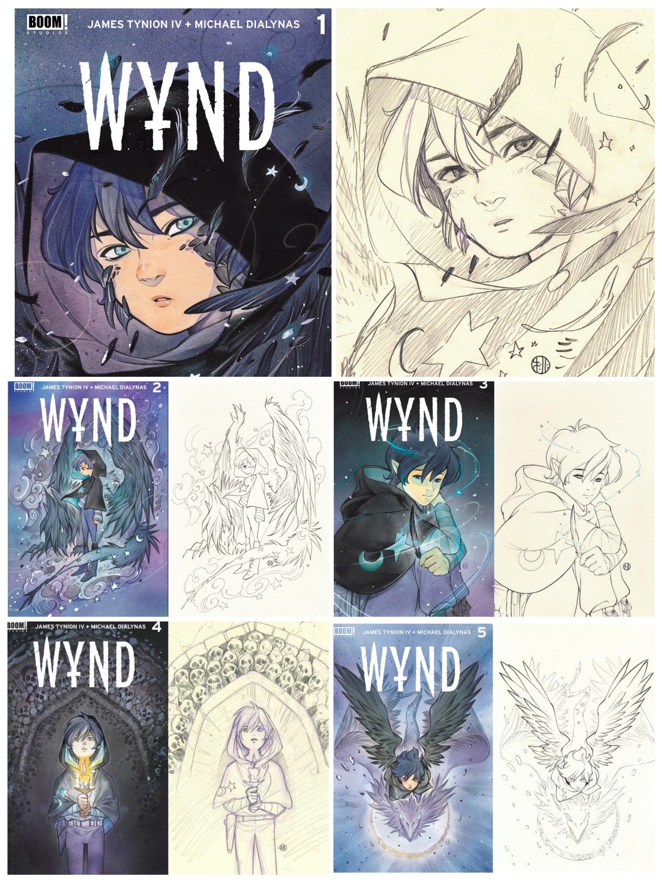 WYND #1-#5 SSCO PEACH MOMOKO TRADE DRESS & PENCIL VARIANT SET